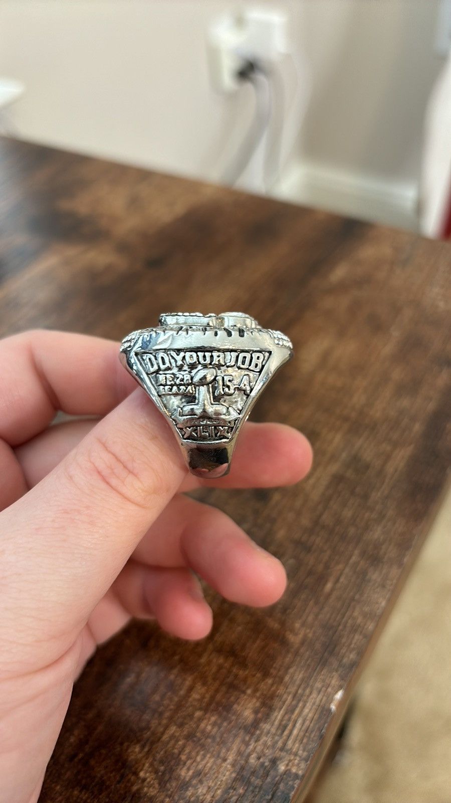 NFL New England Patriots Super Bowl Ring Size ONE SIZE - 2 Thumbnail