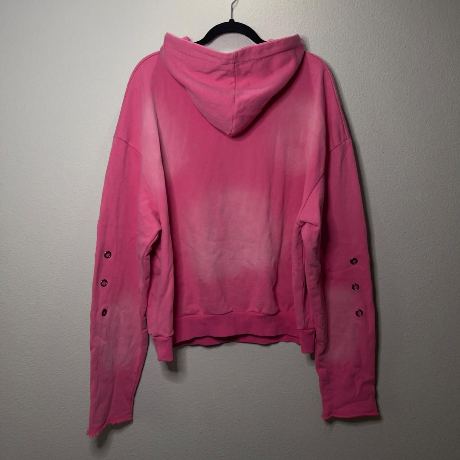Japanese Brand Vintage Wash '09' Faded Print Pink Hoodie Size US M / EU 48-50 / 2 - 8 Thumbnail
