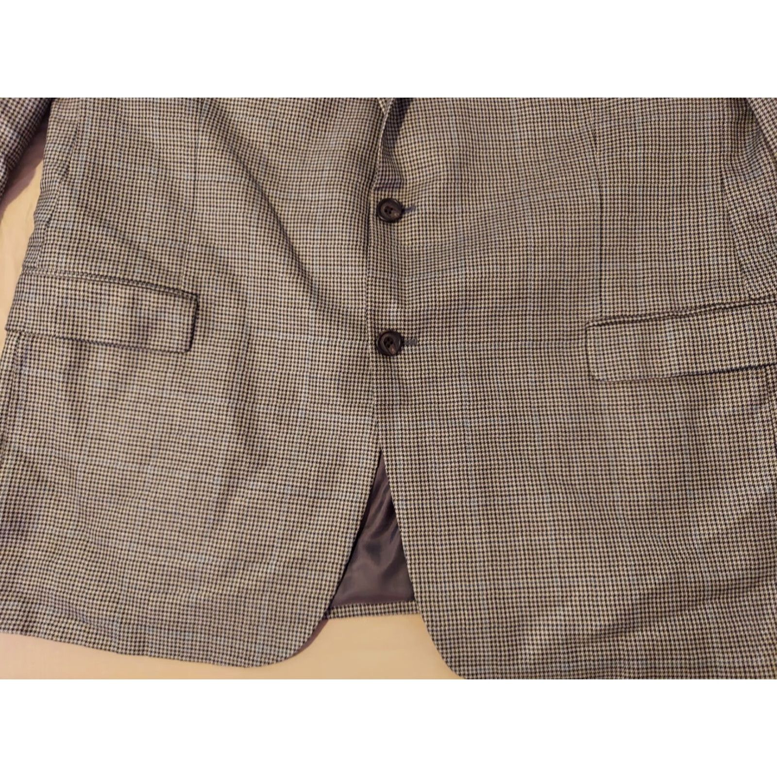 Polo Ralph Lauren Mens Polo Ralph Lauren Blazer Silk Wool Jacket 46L Gray Size US XXL / EU 58 / 5 - 3 Thumbnail