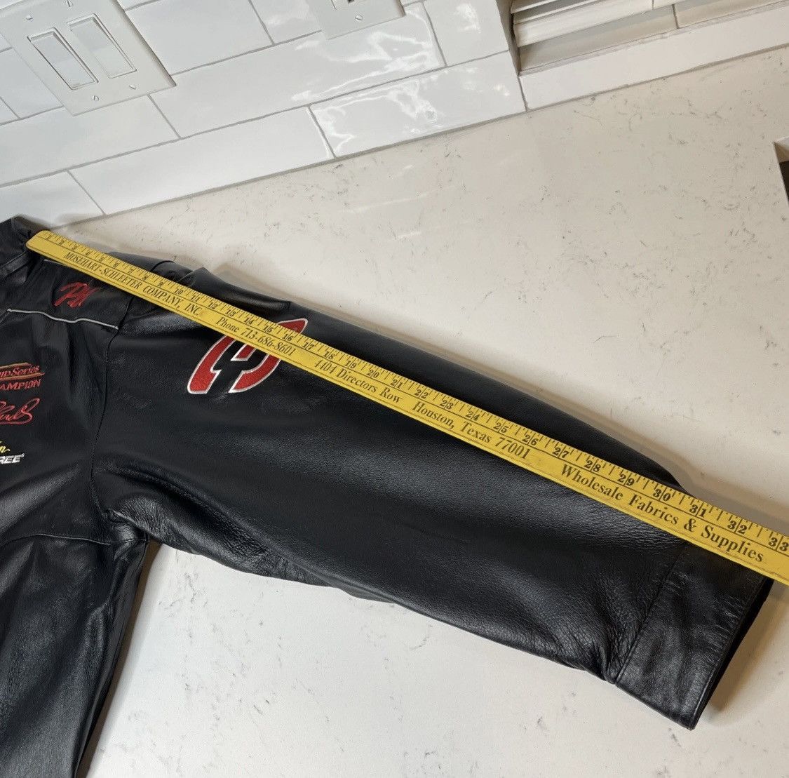 Chase Authentics Dale Earnhardt Chase Authentic Leather Jacket XL VGC Size US XL / EU 56 / 4 - 11 Thumbnail
