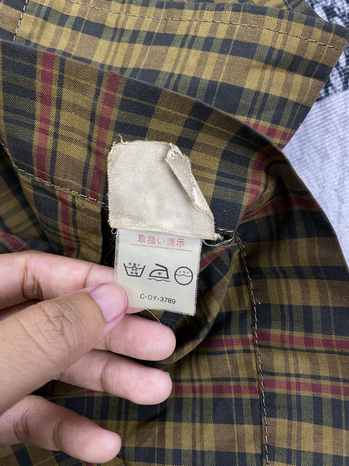 Other Vintage Harvard Checked Wool Long Trench Jacket Size US M / EU 48-50 / 2 - 11 Thumbnail