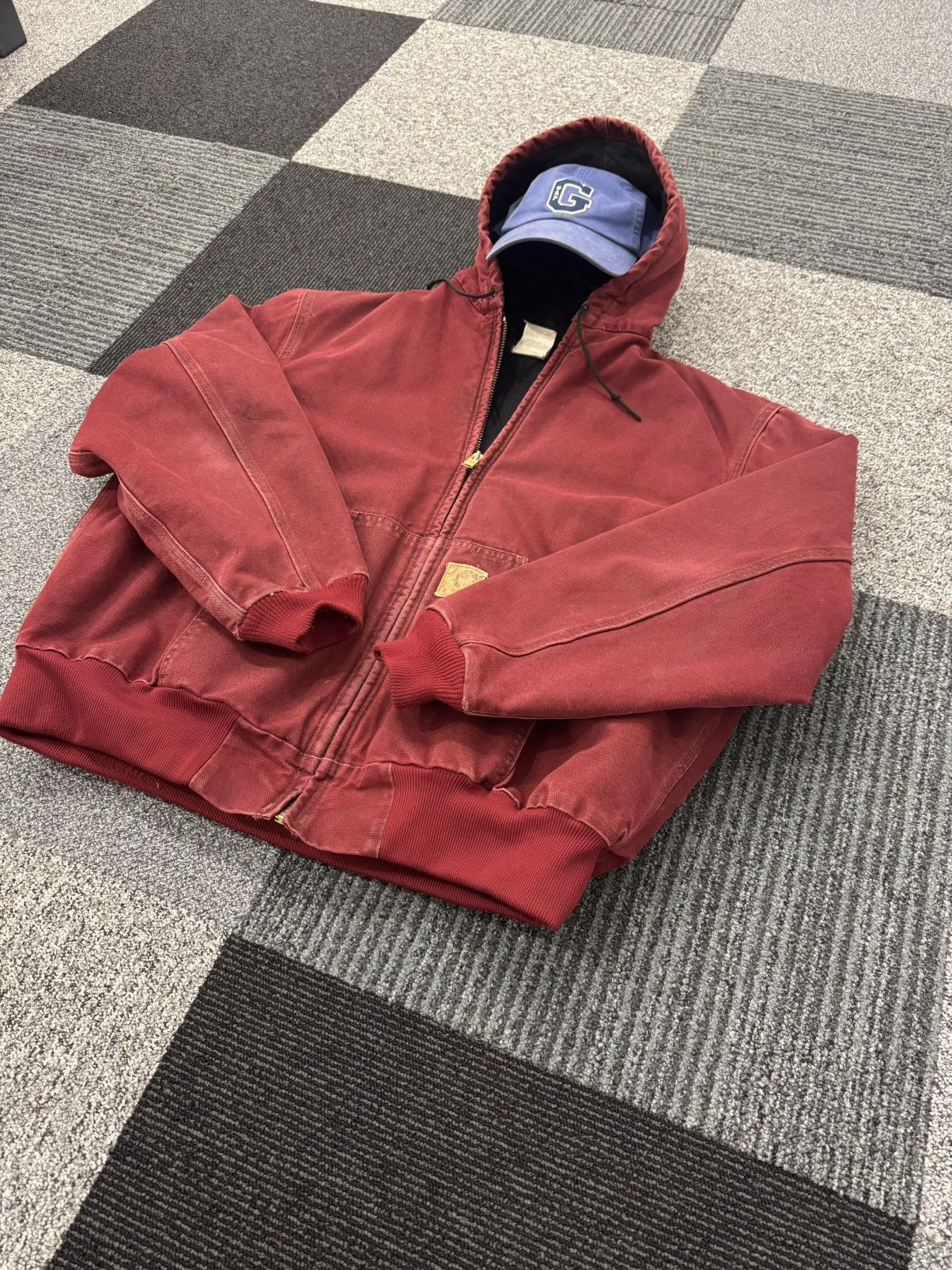 Carhartt Carhartt Active Jacket J68 CRI crimson usa vintage og Size US XL / EU 56 / 4 - 3 Thumbnail