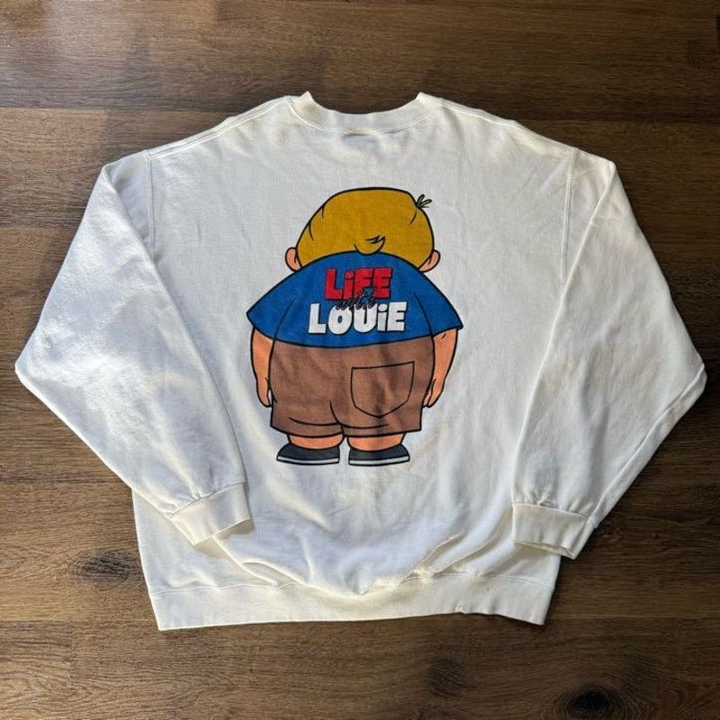 Delta 1990 Life with Louie Cartoon Network Crew Neck Size US XL / EU 56 / 4 - 6 Thumbnail
