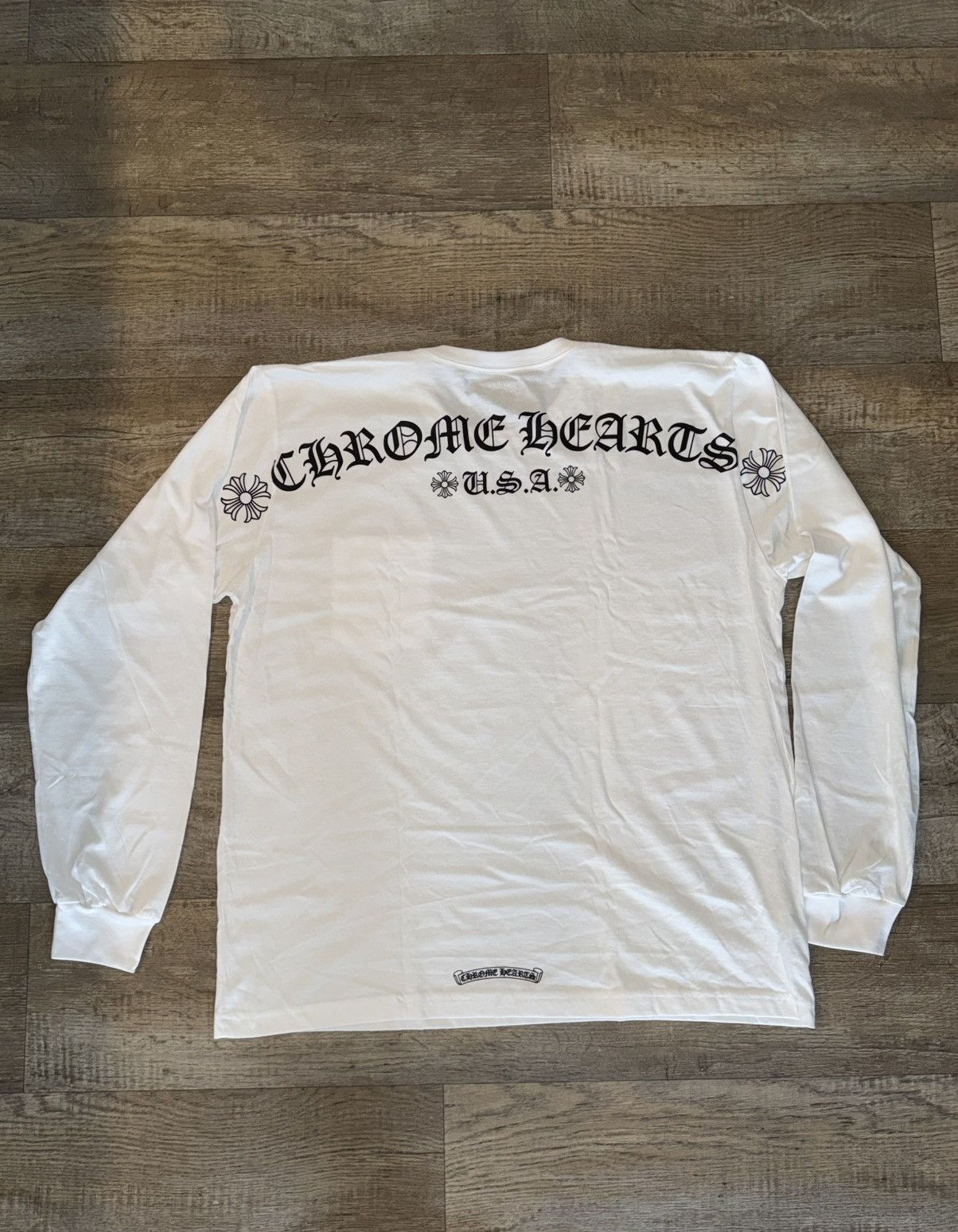 Chrome Hearts Chrome Hearts USA American Flag Thermal Longsleeve