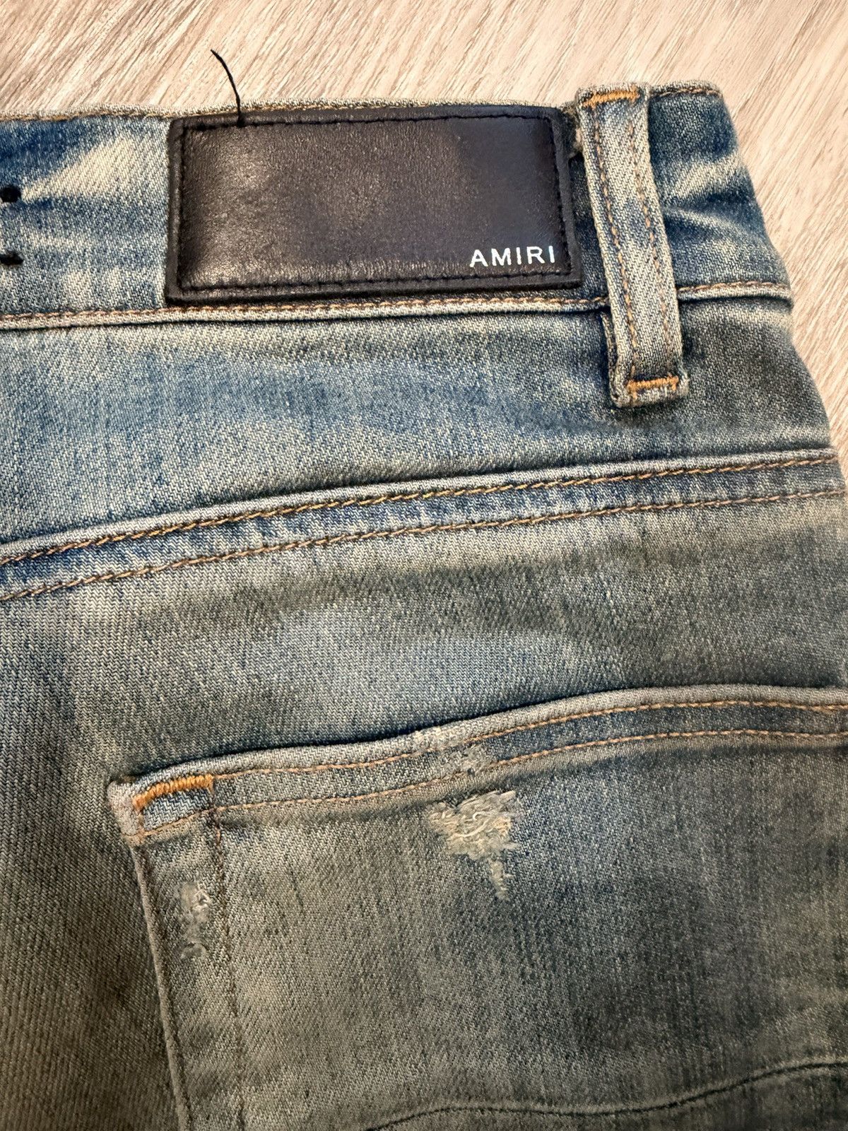Amiri Amiri Dirty Indigo Size US 28 / EU 44 - 3 Thumbnail