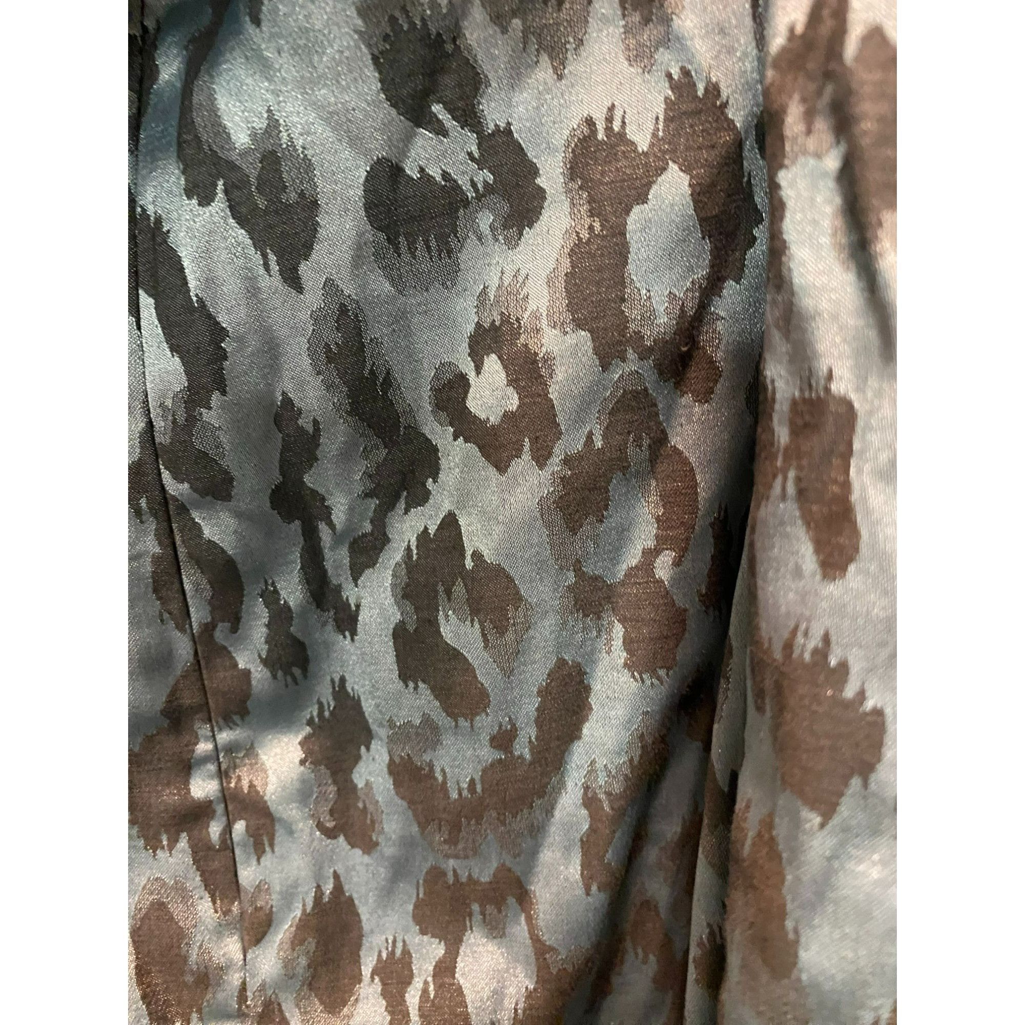 Other NWT Snap Blue & Black Leopard Print Strapless Juniors Womens Size M / US 6-8 / IT 42-44 - 5 Thumbnail