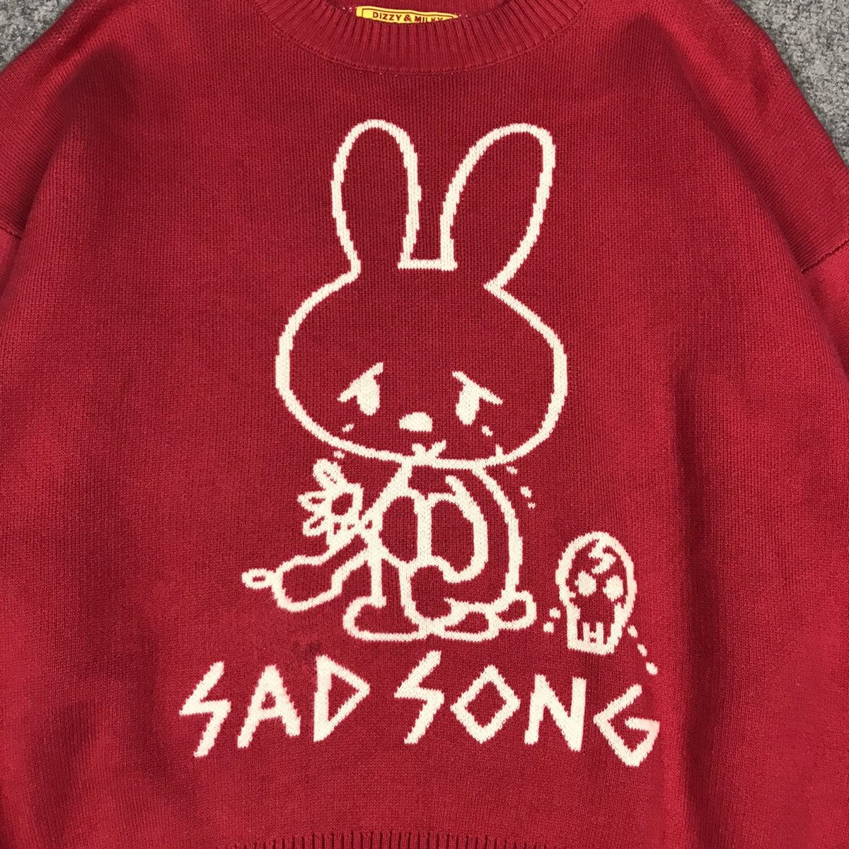 Hysteric Glamour × If Six Was Nine × Japanese Brand HYSTERIC GLAMOUR DIZZY&MILKY KNITWEAR PINK RABBIT DESIGN Size US S / EU 44-46 / 1 - 2 Thumbnail