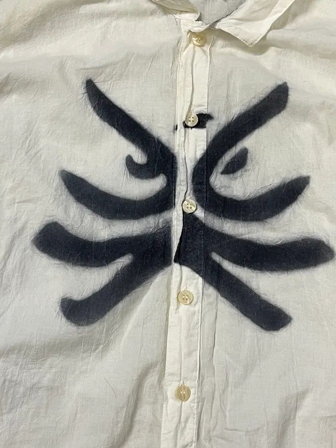 Armani 2000s Armani Creamy Tagged Shirt Size US M / EU 48-50 / 2 - 5 Thumbnail
