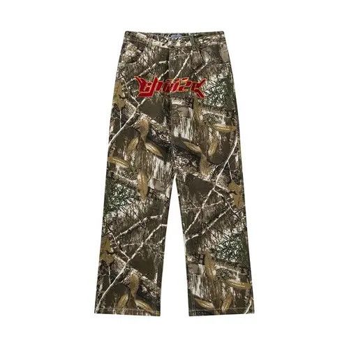 VIBE Embroidery Camouflage Cargos Pants Streetwear Japanese Brand Size US 32 / EU 48 - 2 Thumbnail
