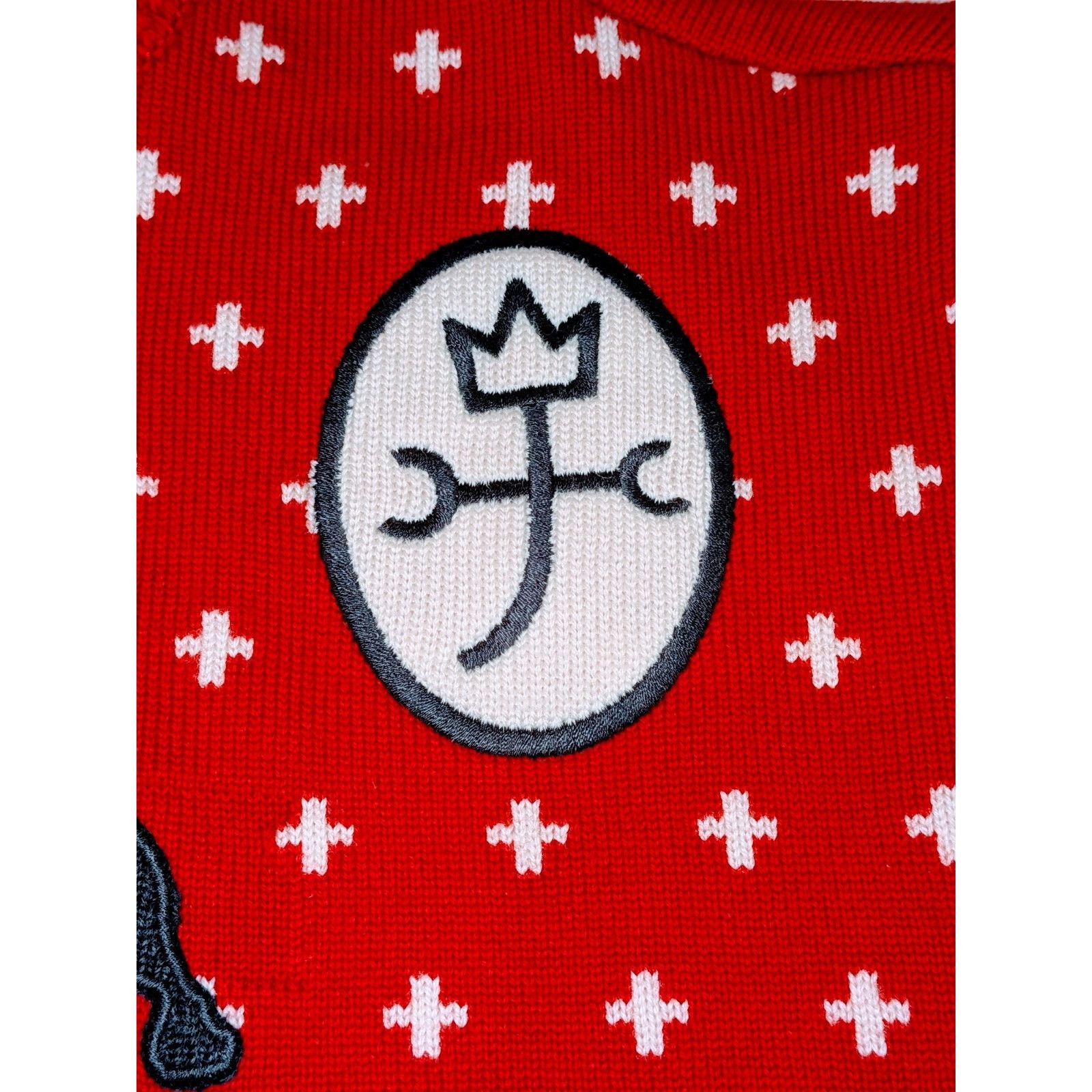 Jean Charles De Castelbajac Vintage 90s Castelbajac Polar Bear Christmas Wool Sweater Size US L / EU 52-54 / 3 - 4 Thumbnail