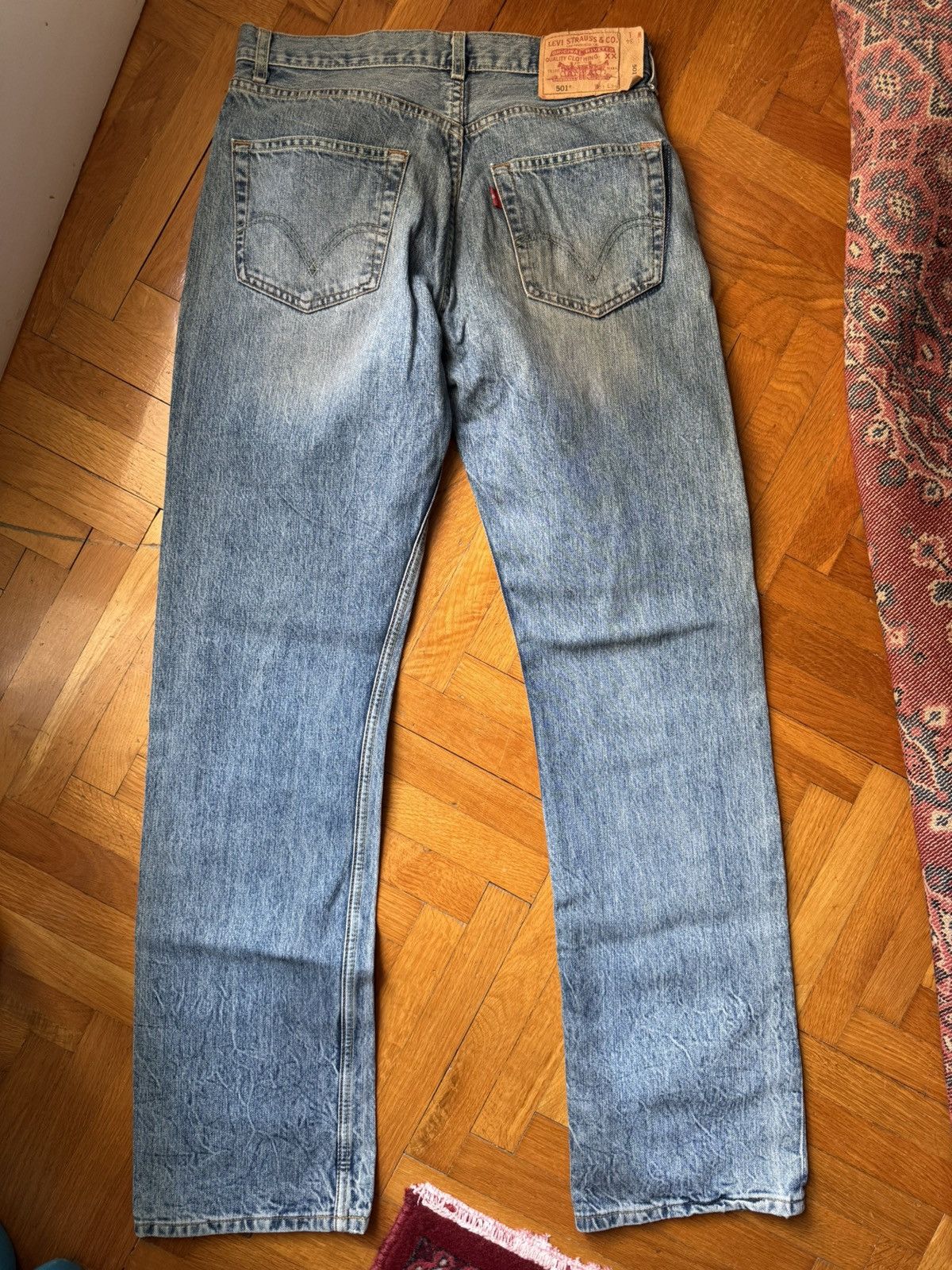 Levi's Vintage Clothing Levi’s Vintage factory inforced knee denim jeans Size US 31 - 2 Thumbnail
