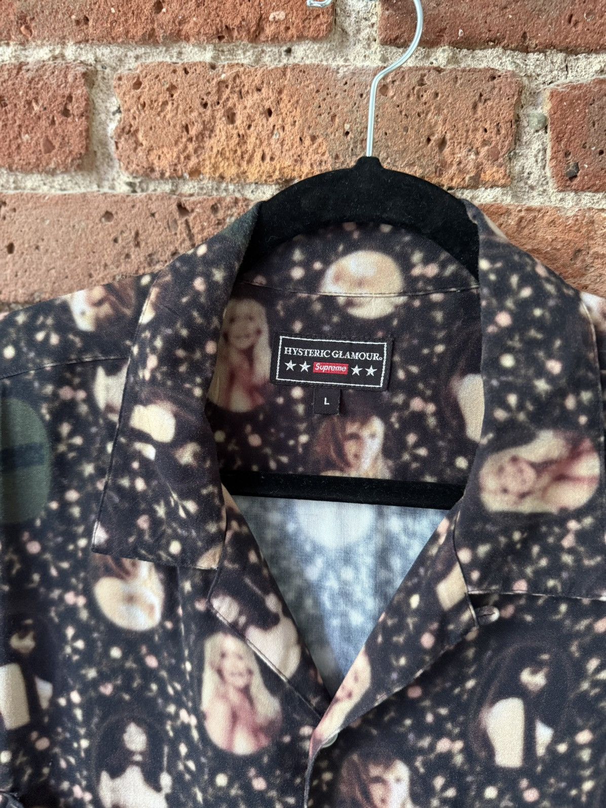 Hysteric Glamour × Supreme Supreme Hysteric Glamour Blurred Girls Shirt Size US L / EU 52-54 / 3 - 3 Thumbnail