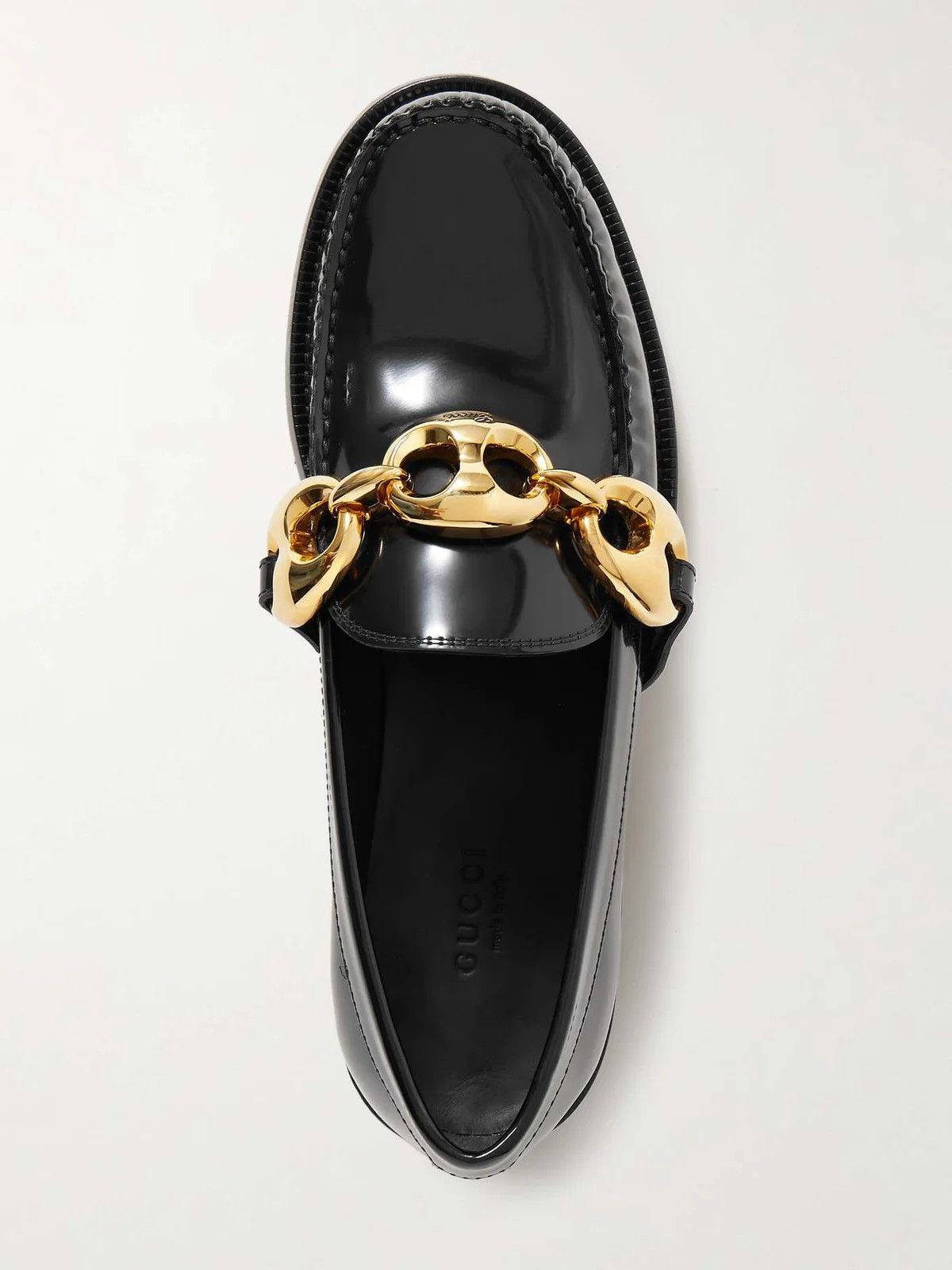 Gucci o1s1wg110425 Loafers in Black Size US 11 / IT 41 - 3 Thumbnail