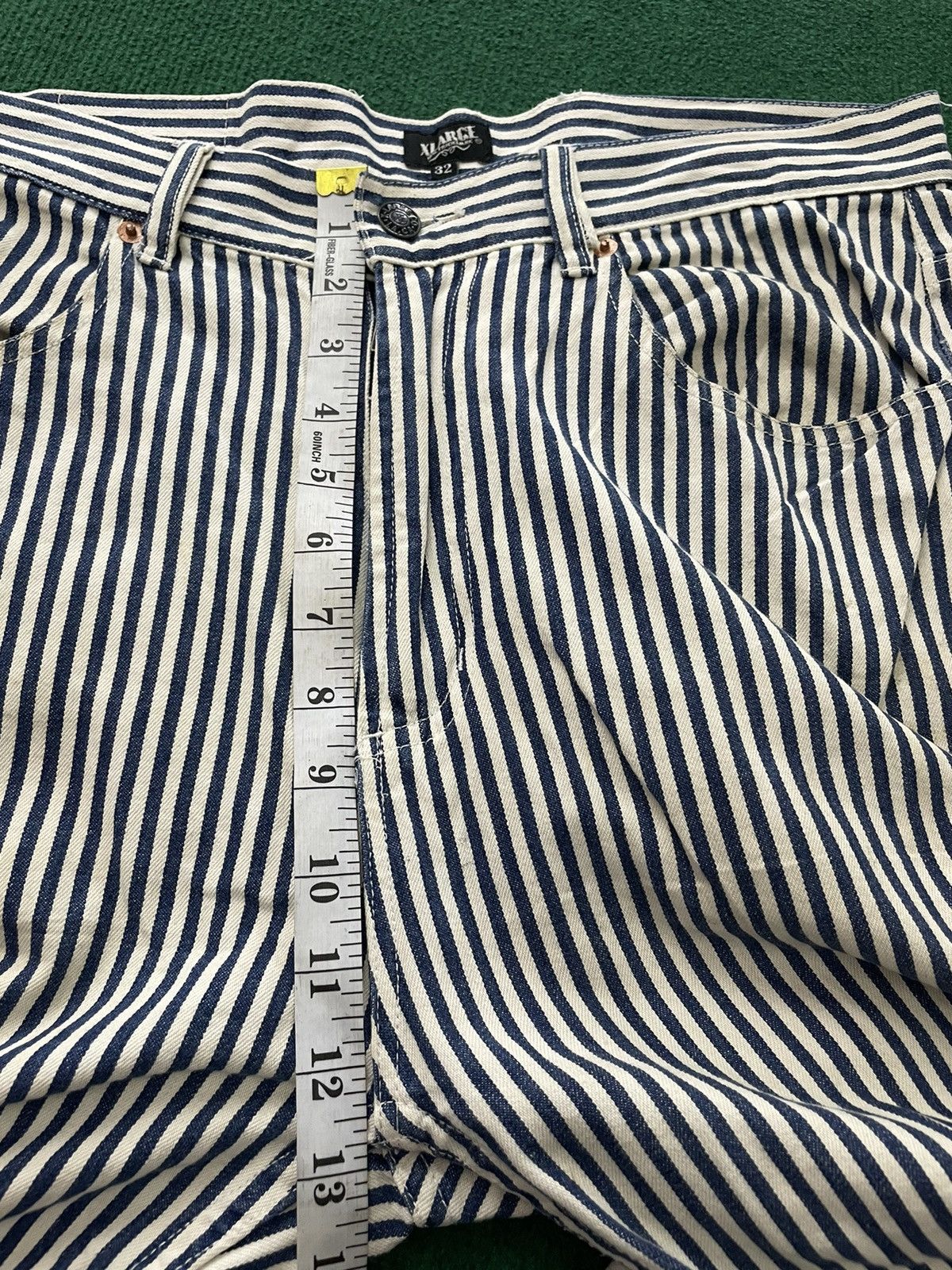 X-LARGE Vintage X Large Hickory Stripes Carpenter Pants Size US 33 - 11 Thumbnail