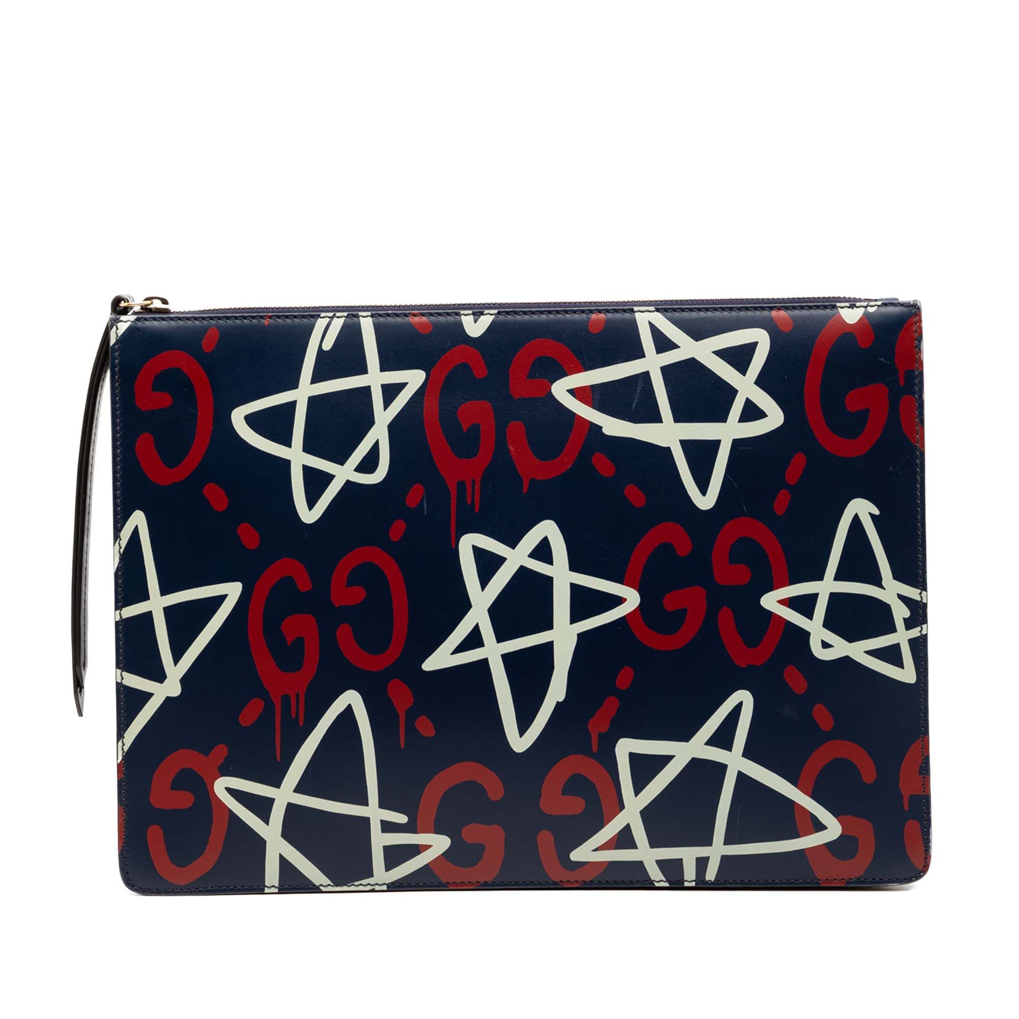 Gucci Calfskin Gucci Ghost Clutch Size ONE SIZE - 1 Thumbnail
