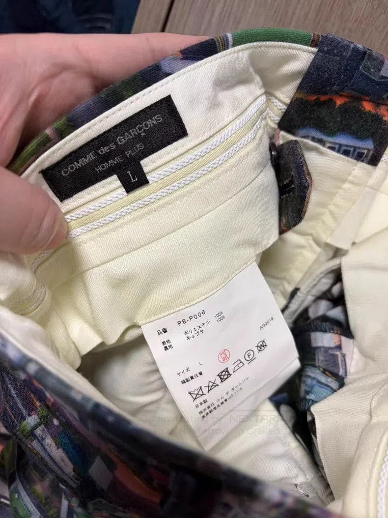 Comme des Garcons Homme Plus Multi-Color City Print Casual Shorts Size 36. Size US 36 / EU 52 - 3 Thumbnail