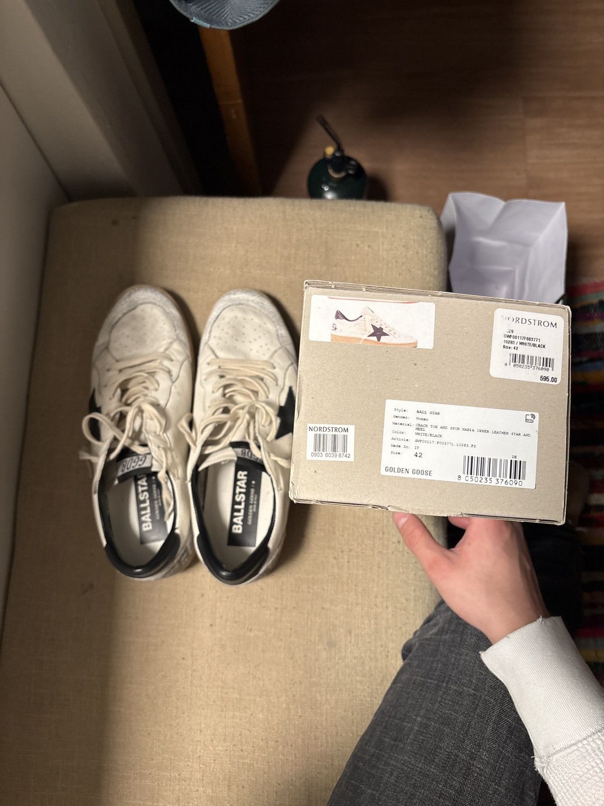 Golden Goose Golden goose ball star sneakers Size US 12 / IT 42 - 1 Thumbnail