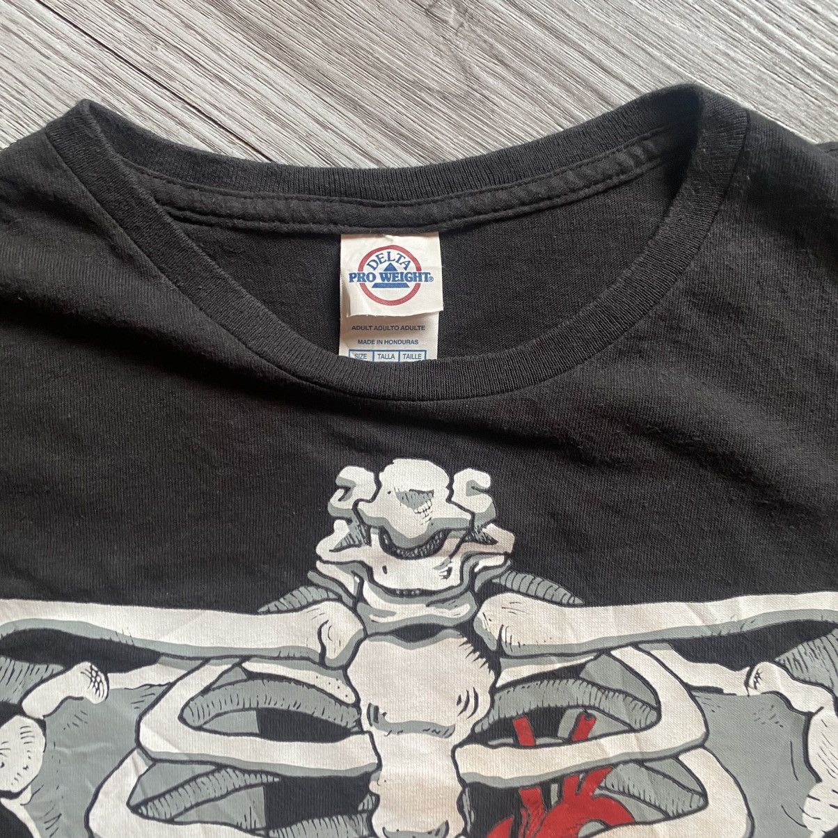 Japanese Brand Big bone Skeleton skull tshirt Size US XL / EU 56 / 4 - 6 Thumbnail
