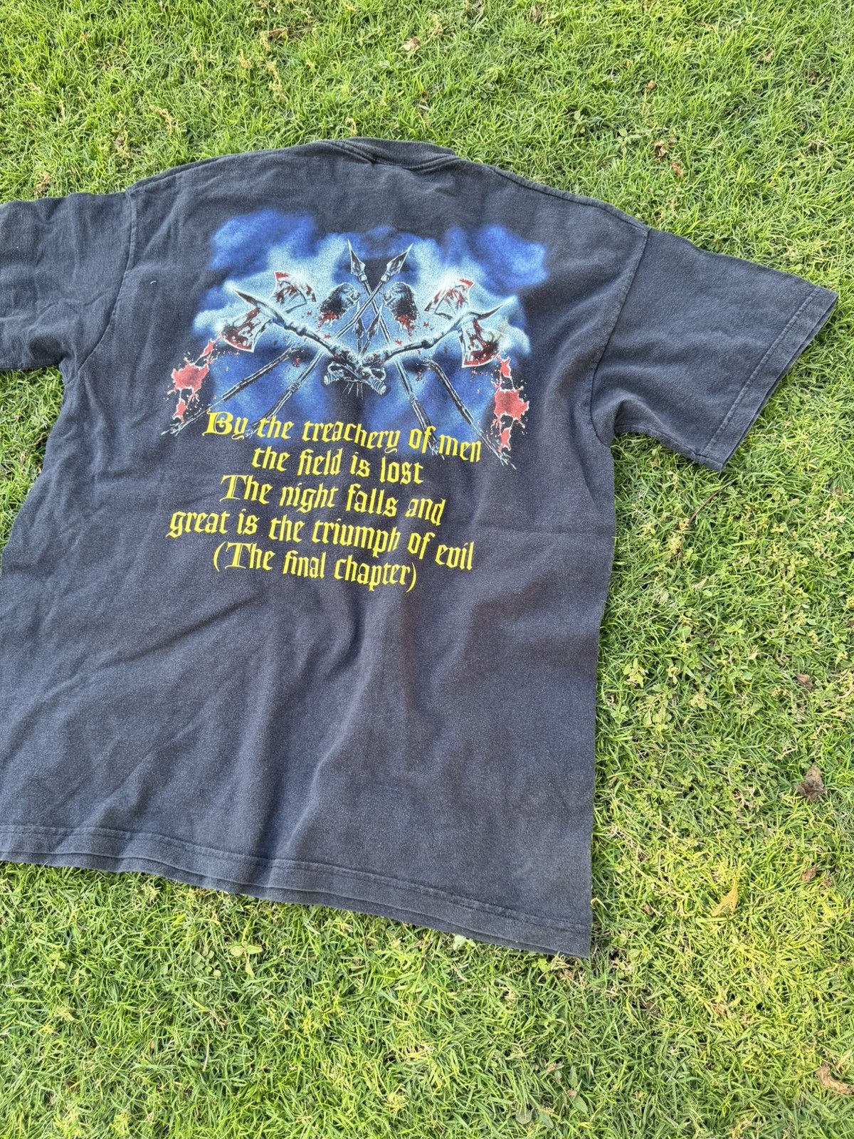 Vintage Vintage blind guardian faded 90s band screen stars t shirt Size US XL / EU 56 / 4 - 9 Thumbnail