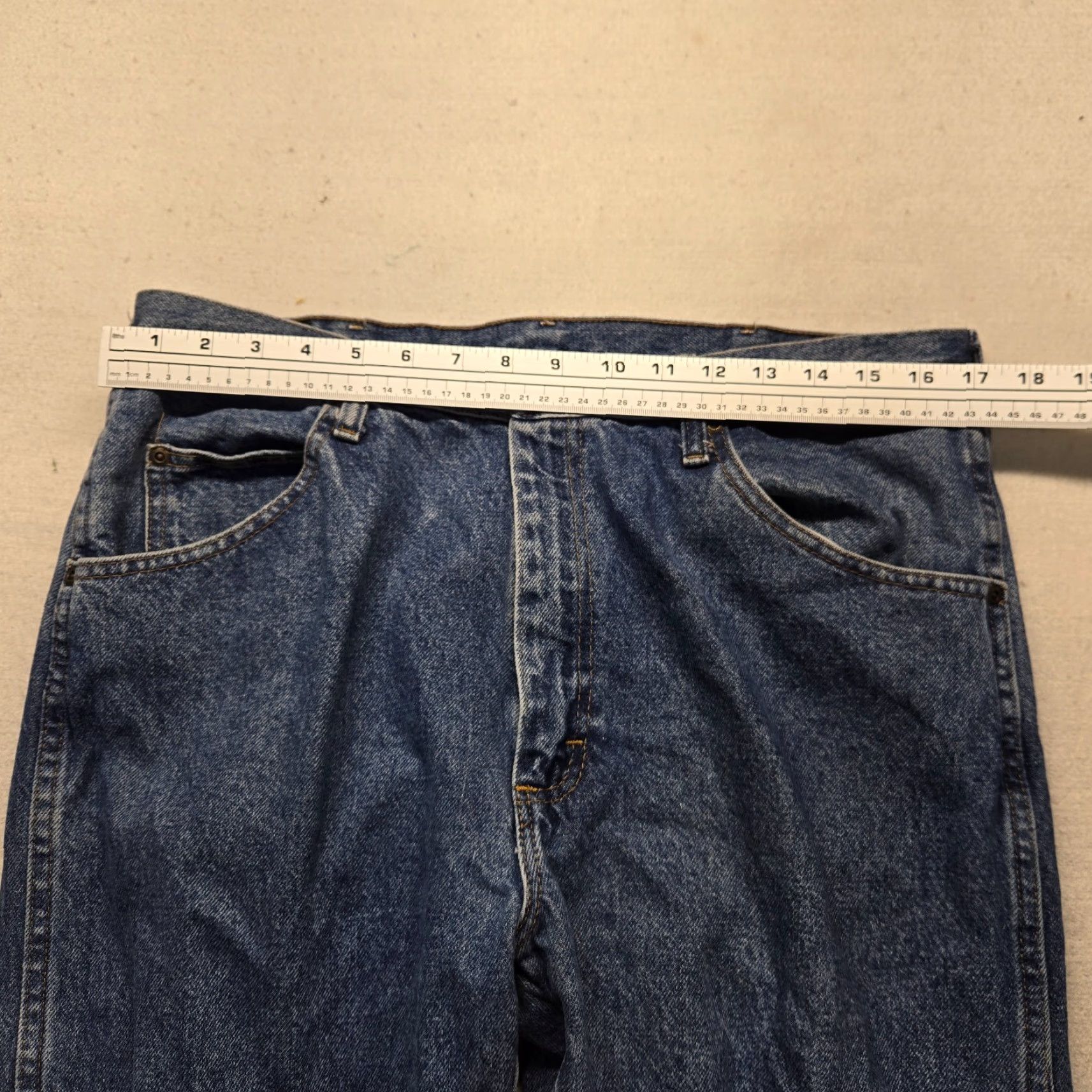 Wrangler Wrangler Jeans Denim Pants Regular Fit Adult Men's Size 36 x 29 Blue Size US 36 / EU 52 - 4 Thumbnail