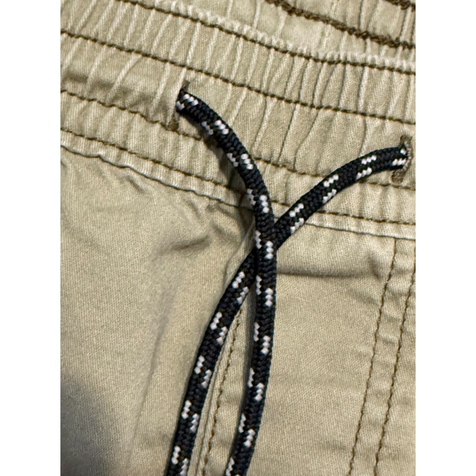 George George Pants Male XL Brown Pull On Khaki Tie Waist Pockets Regular Inseam 27in Khakis Size US 36 / EU 52 - 4 Thumbnail
