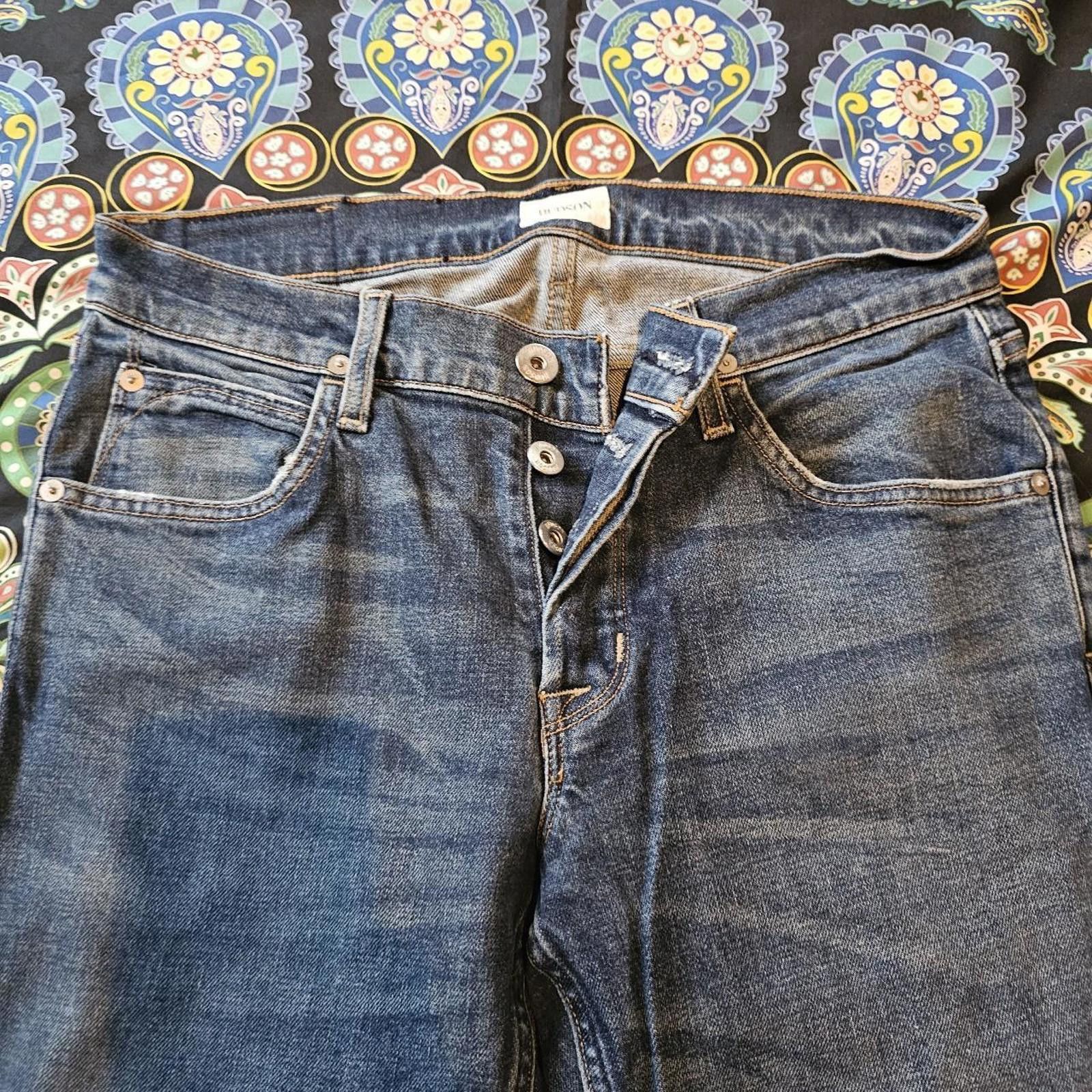 Hudson Hudson Men's Blue Jeans Size US 31 - 7 Thumbnail
