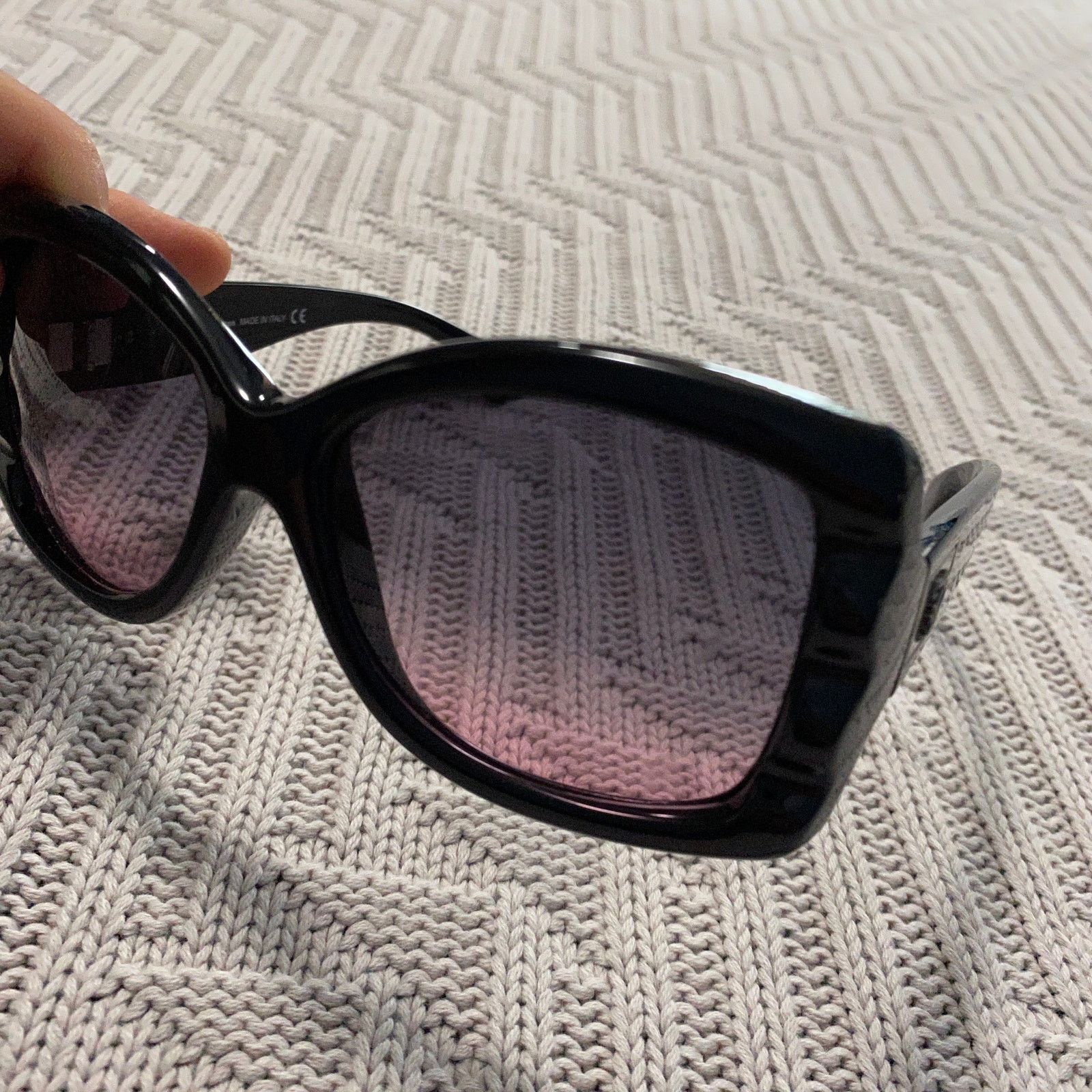 John Galliano John Galliano black frame purple lens sunglasses Size ONE SIZE - 3 Thumbnail