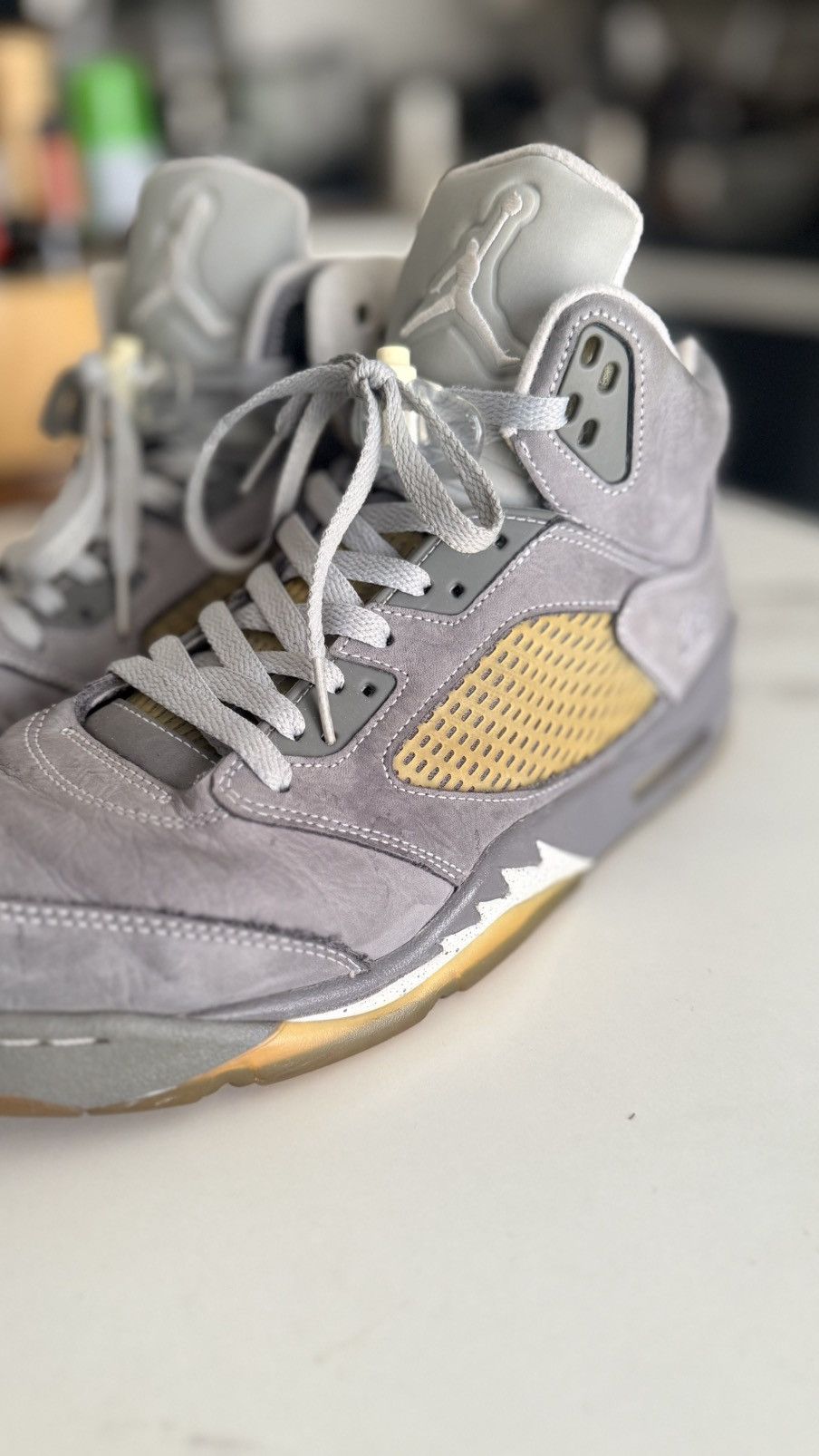 Jordan Brand Air Jordan 5 Retro ‘Wolf Grey’ Size US 12 / EU 45 - 1 Thumbnail
