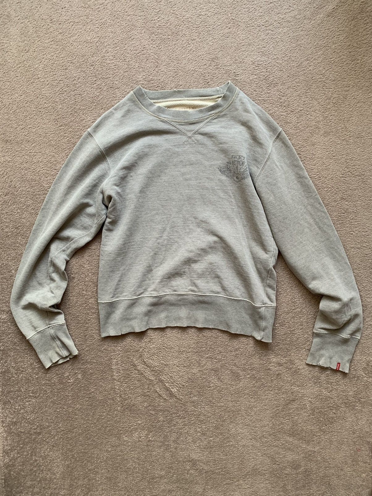 Vintage Rare Levis City of Angels faded distressed sweatshirt Size US M / EU 48-50 / 2 - 2 Thumbnail