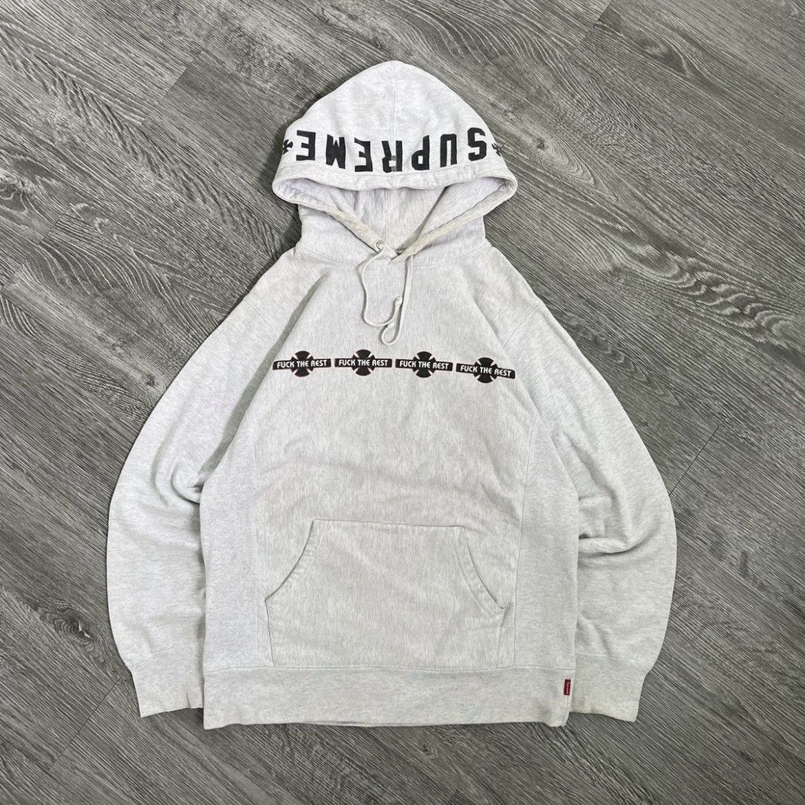 Independent Truck Co. × Supreme Supreme x Independent Truck FW15 Hooded Sweatshirt Grey Size US M / EU 48-50 / 2 - 1 Thumbnail