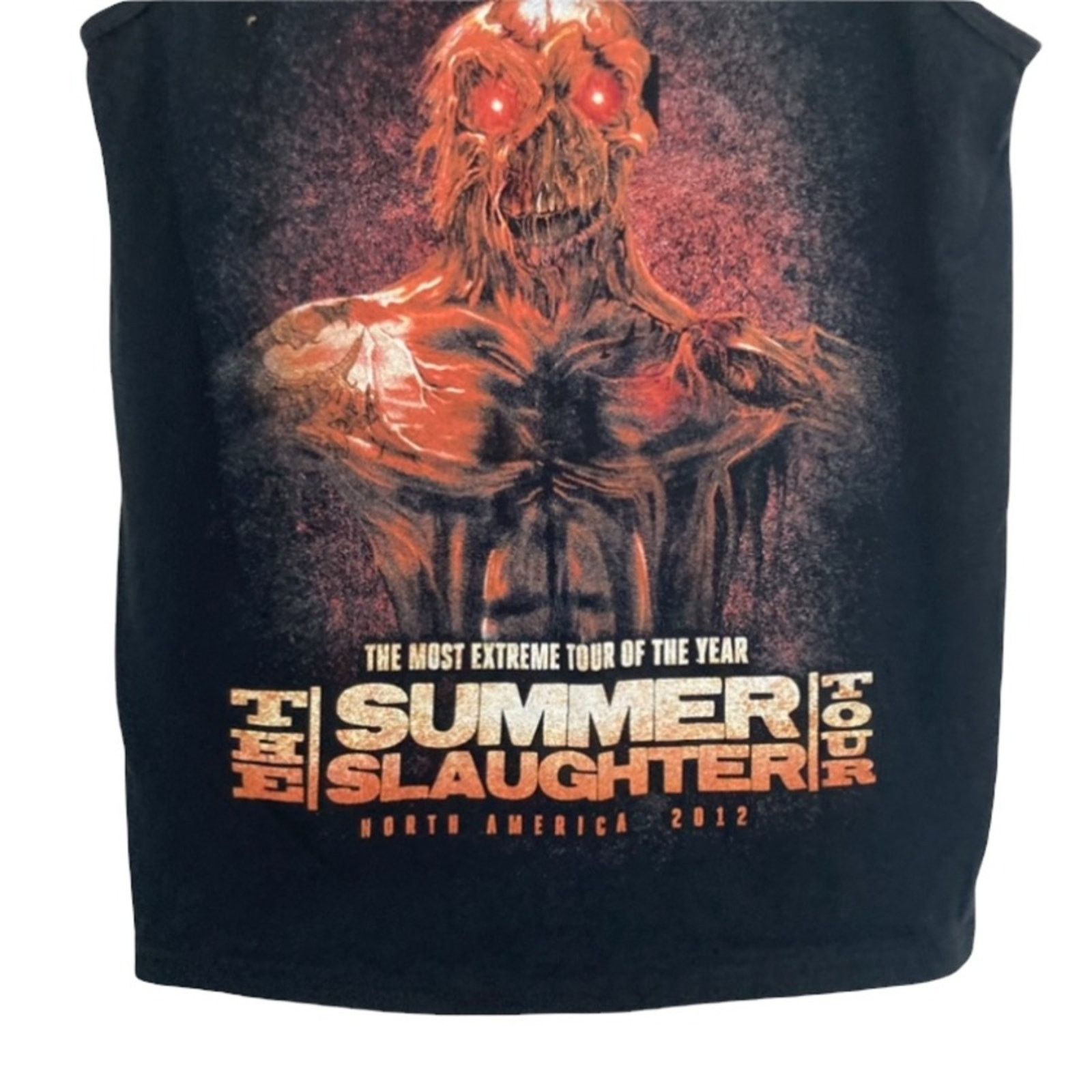 Other Summer Slaughter Tour 2012 North America Tank Top Sz S Size S / US 4 / IT 40 - 2 Thumbnail