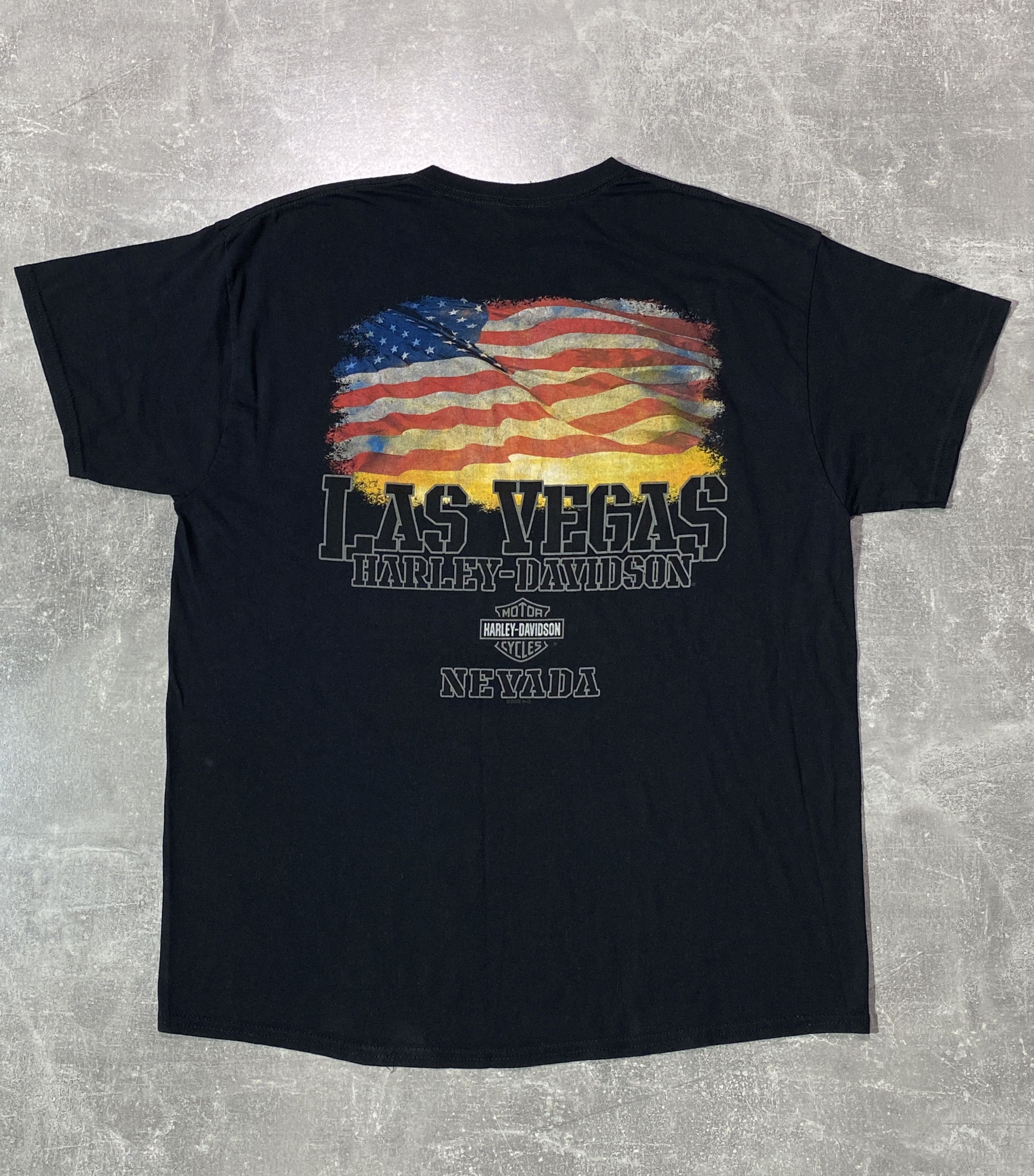 Harley Davidson Harley Davidson "American Hero" Big Logo T-shirt Size US XL / EU 56 / 4 - 6 Thumbnail