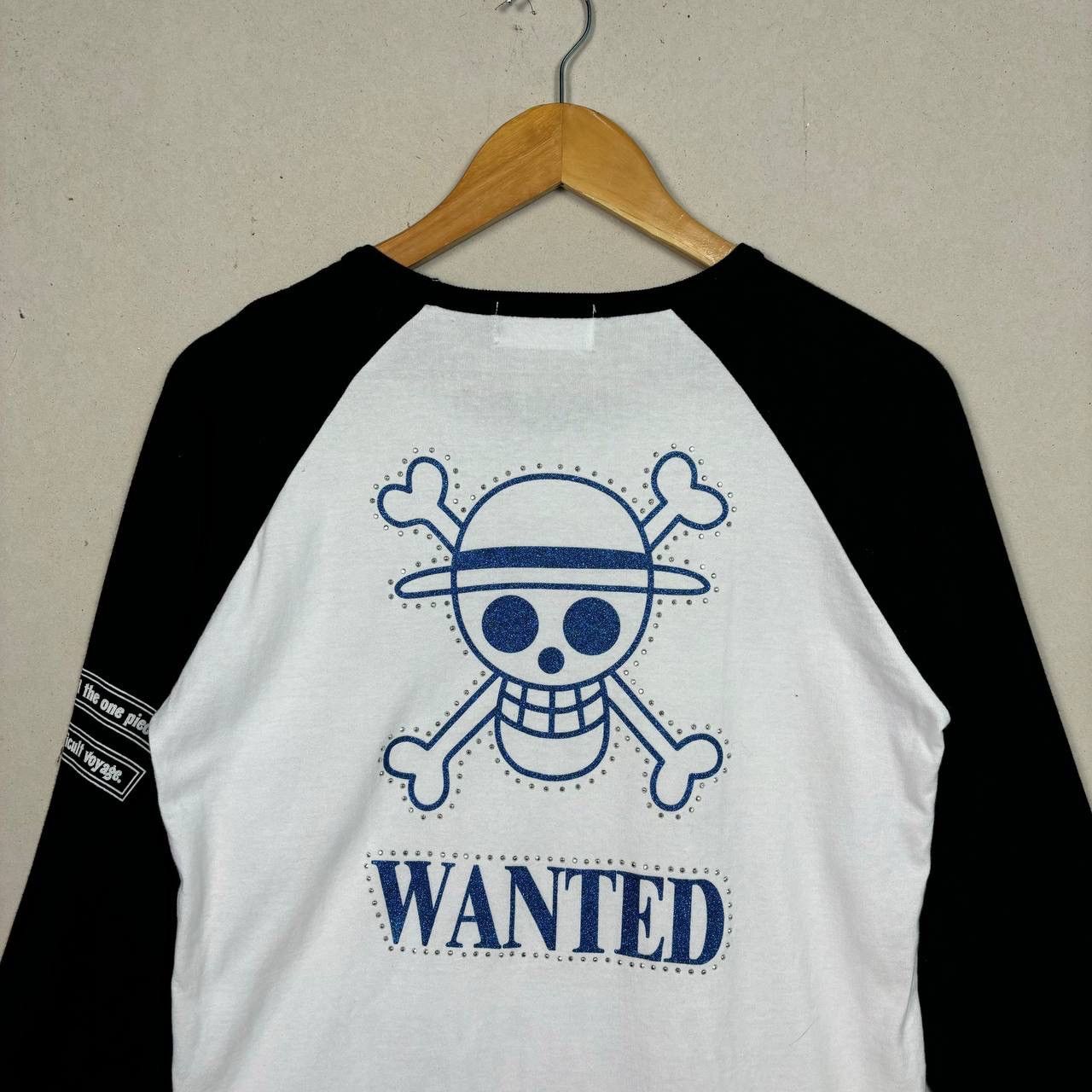 One Piece Vintage One Piece Luffy Wanted Poster Raglan Shirt Size L Size US M / EU 48-50 / 2 - 4 Thumbnail