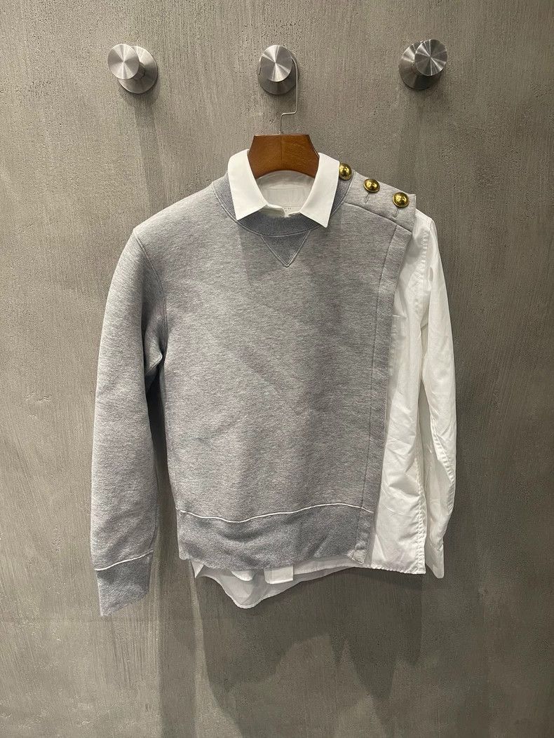 Sacai Sacai Patchwork long sleeves 2501-Nextarrow Size US S / EU 44-46 / 1 - 1 Thumbnail