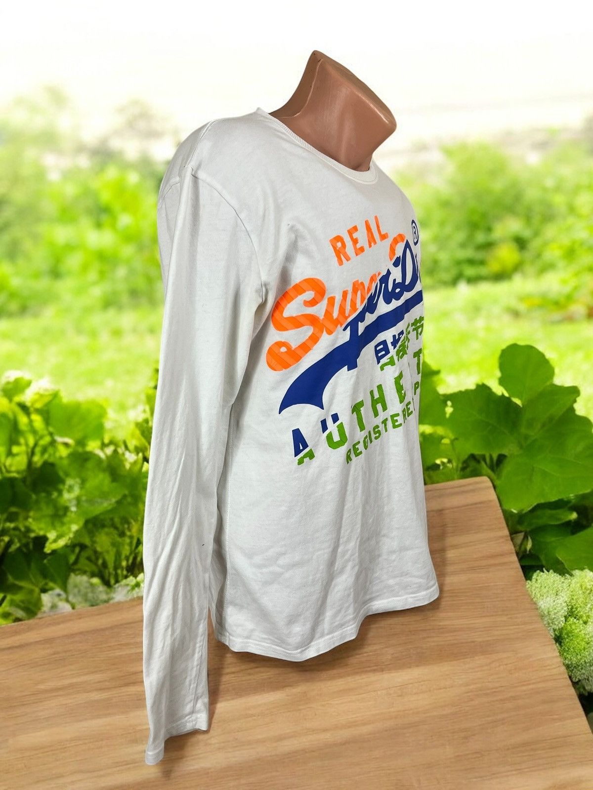 Superdry Superdry white longsleeve t-shirt size M Size US M / EU 48-50 / 2 - 2 Thumbnail