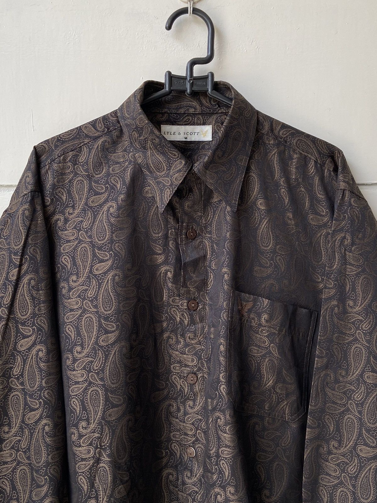 Designer × Lyle & Scott LYLE & SCOTT Motive Shirt Size US S / EU 44-46 / 1 - 3 Thumbnail