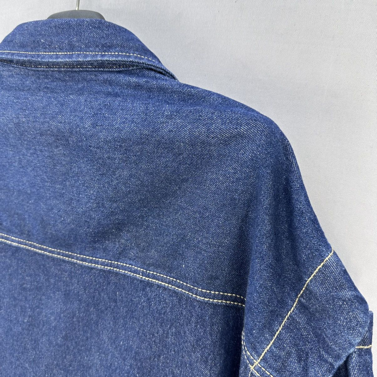 Vintage Vintage Flannel 15oz Denim Jacket can be a Vest Size US L / EU 52-54 / 3 - 5 Thumbnail