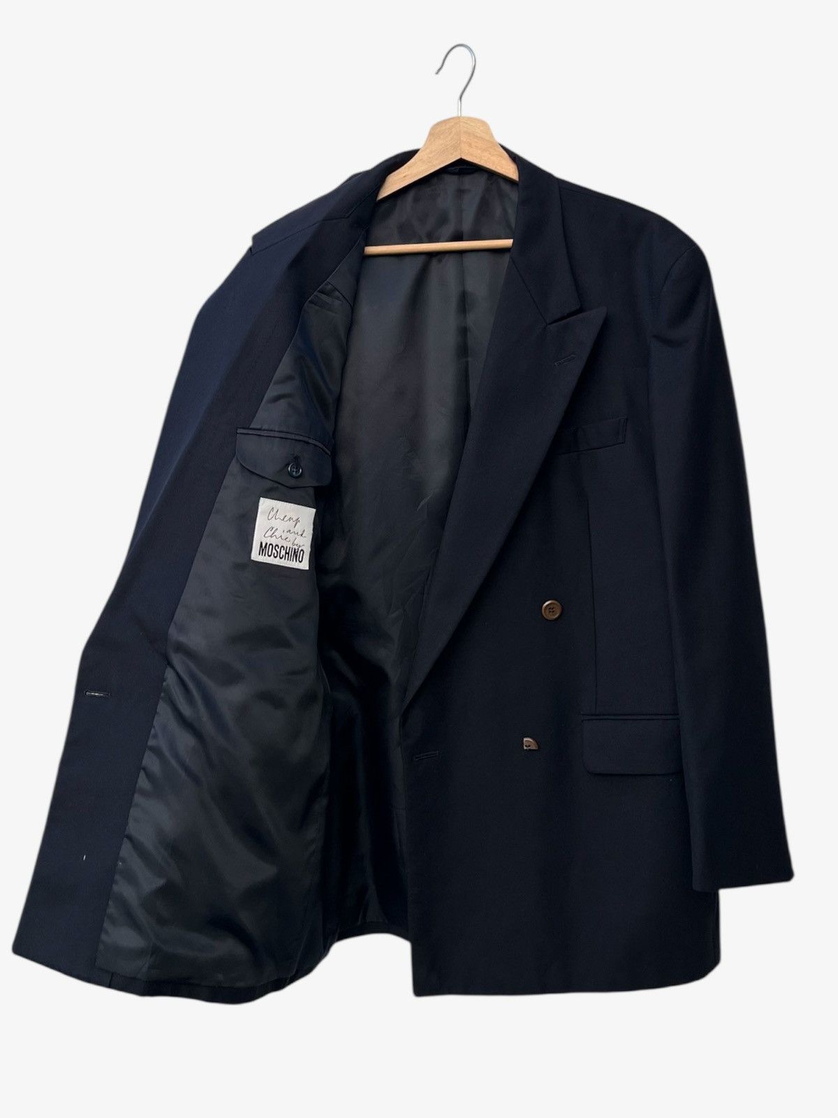 Moschino Cheap and Chic by Moschino Double Breasted Tailored Jacket Size US L / EU 52-54 / 3 - 3 Thumbnail