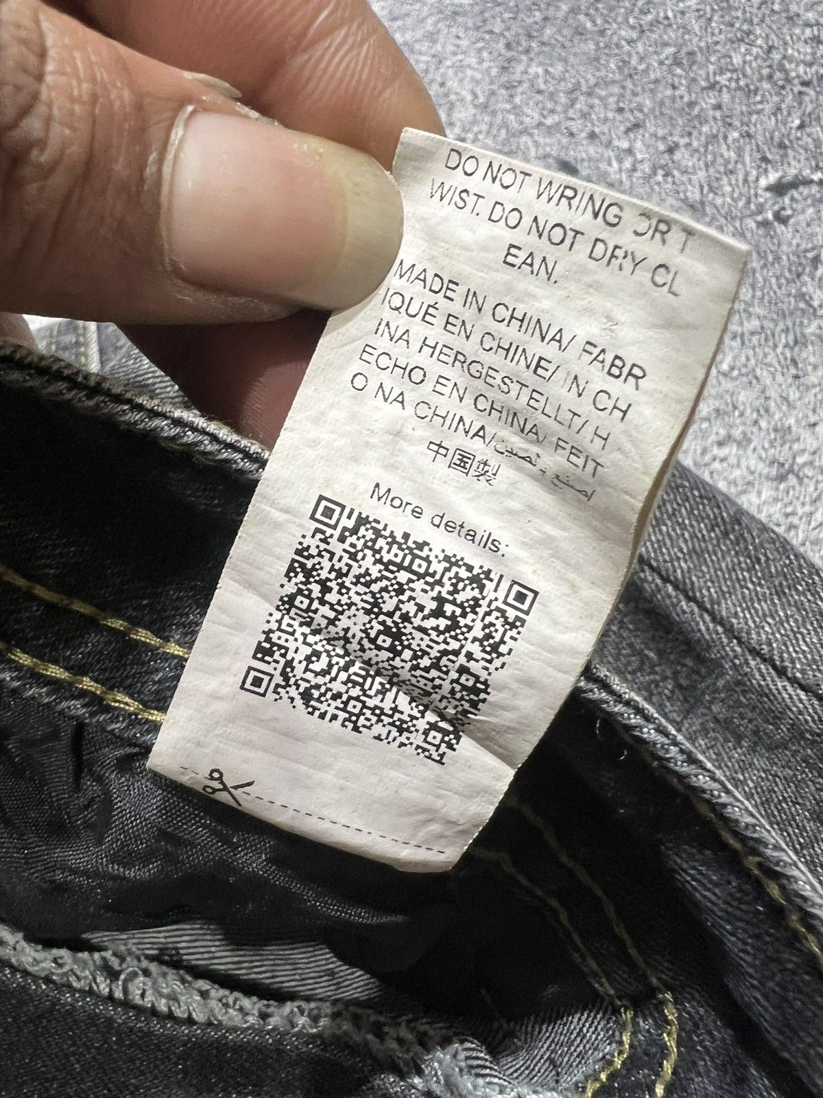 Helmut Lang 2000s Japanese Hysteric Tornado Mudwash Flare Jeans y2k Lgb Size US 27 - 7 Thumbnail