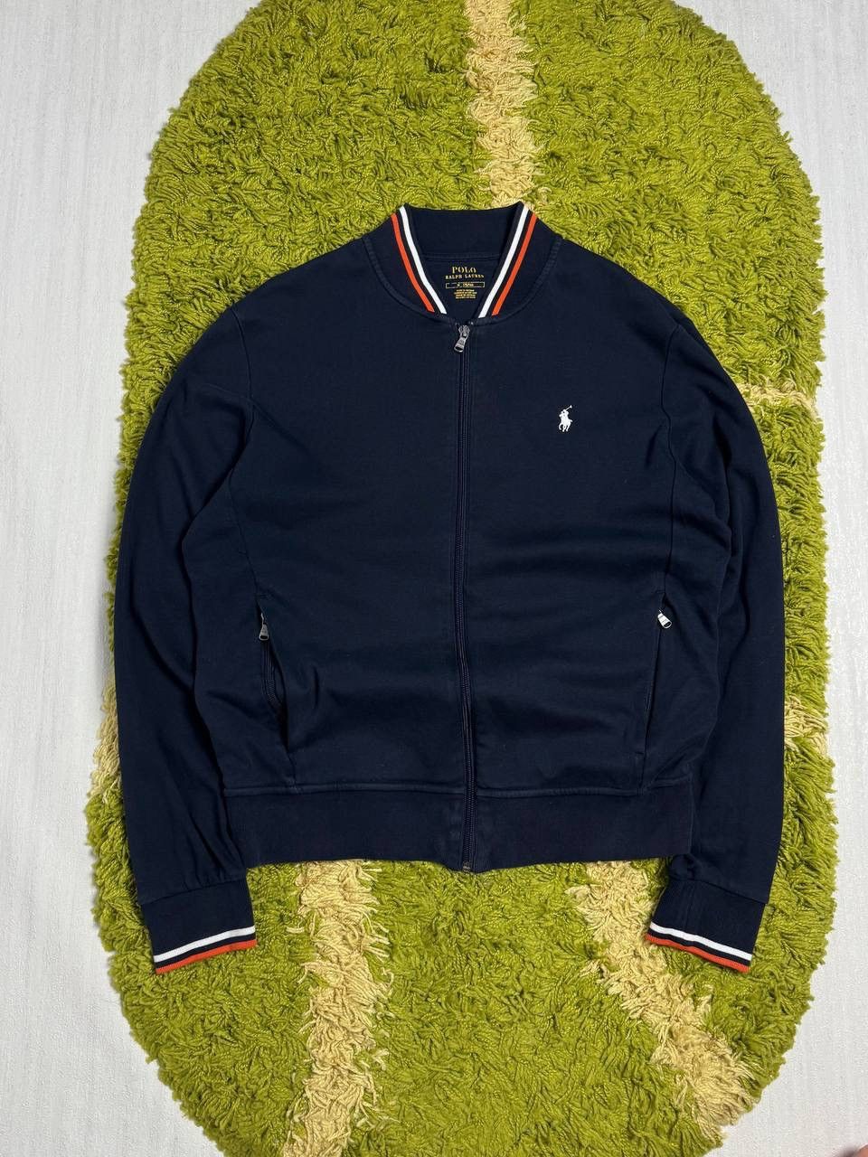 Polo Ralph Lauren × Ralph Lauren × Vintage Vintage Polo Ralph Lauren Zip Hoodie Classic logo Pony Faded Size US M / EU 48-50 / 2 - 1 Thumbnail