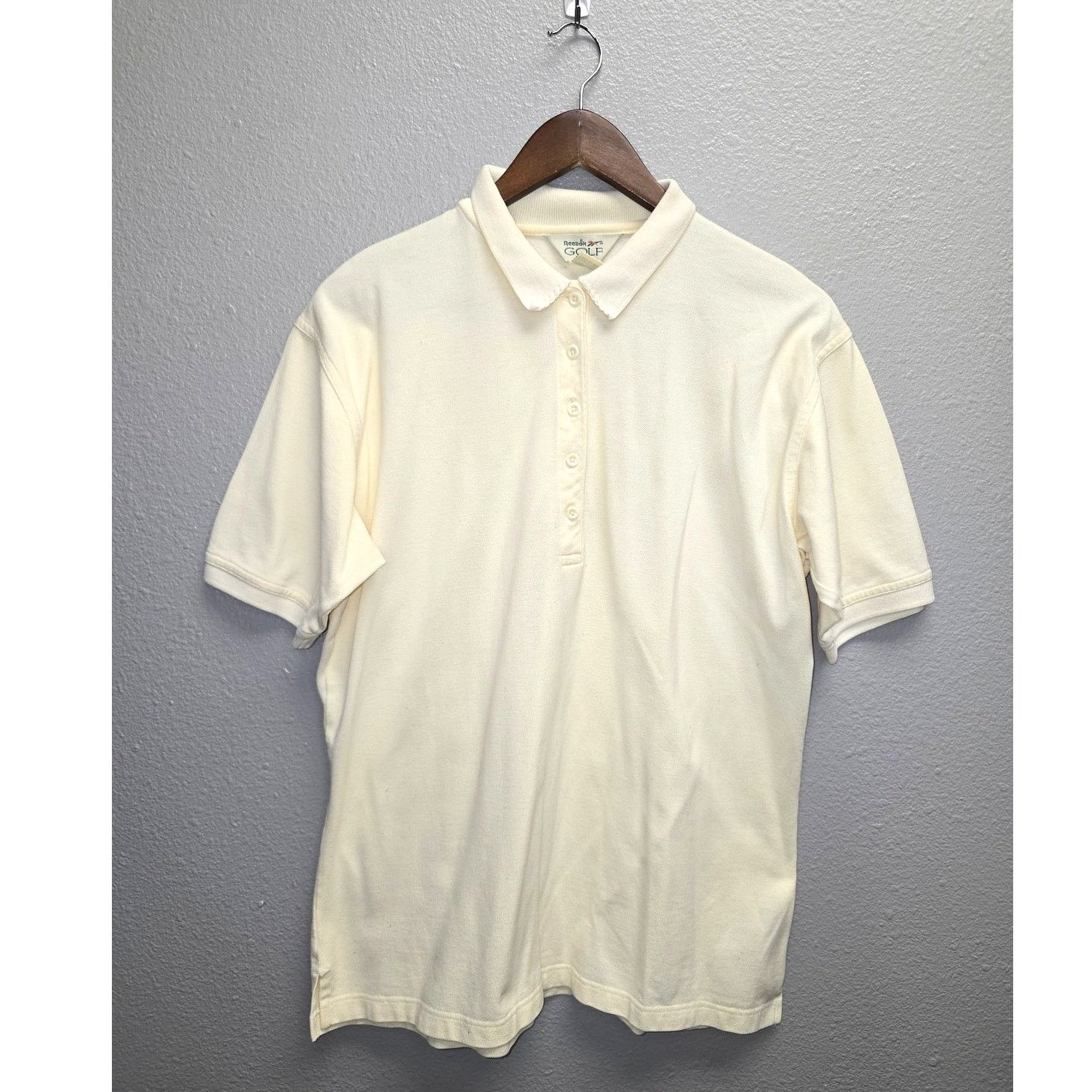 Vintage Womens Reebok Golf Polo Golfing Ruffle Trim Collared Shirt Size L / US 10 / IT 46 - 1 Thumbnail