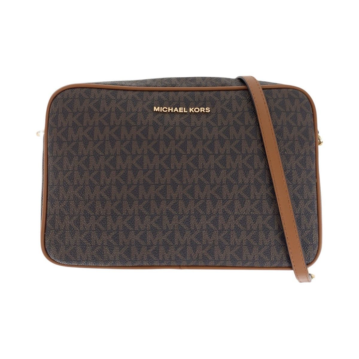 Michael Kors Michael Kors Official Unnamed Pvc/leather Shoulder Bag Leather Shoulder Bag in Brown, Women's