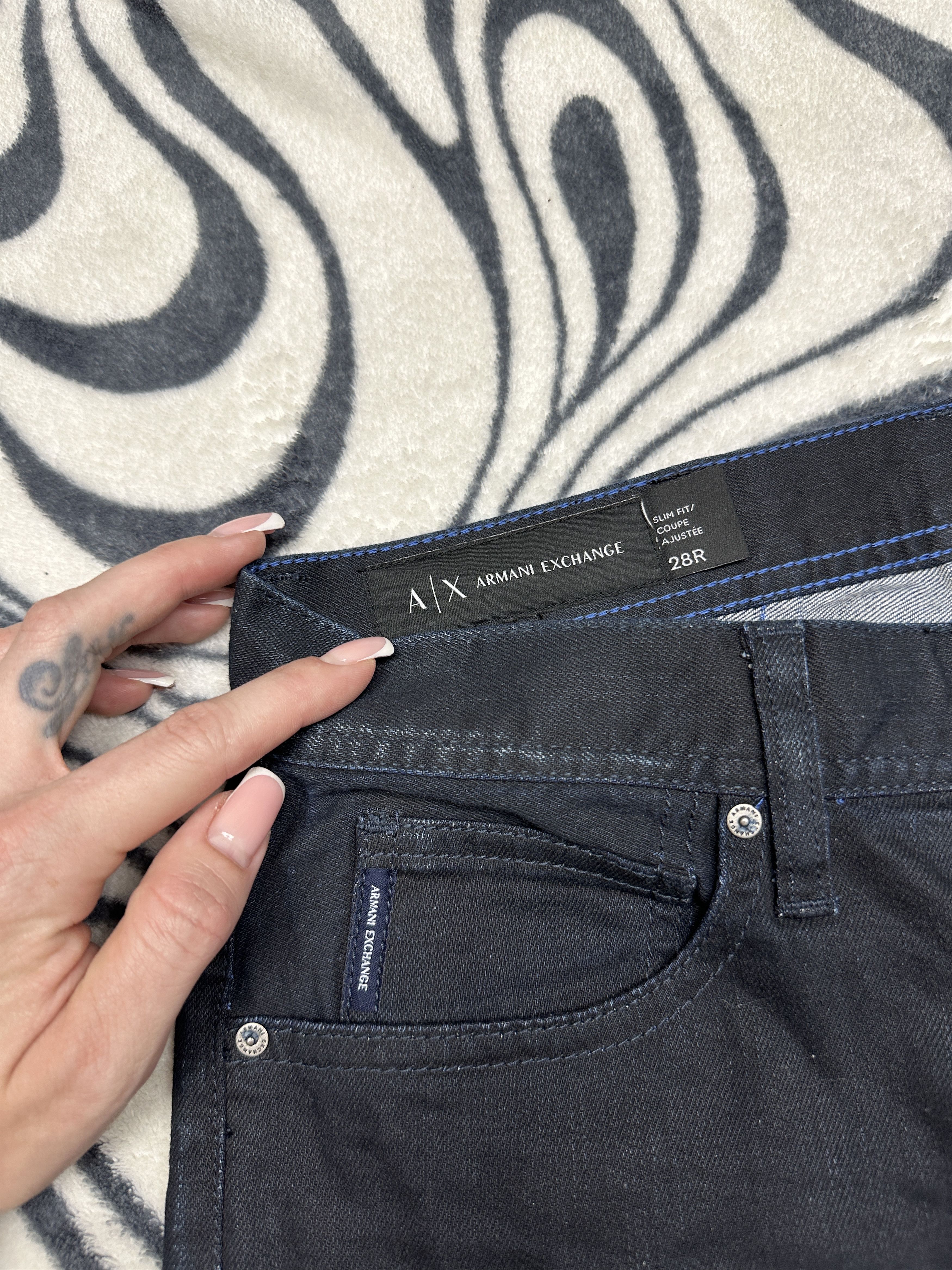 Armani Exchange Armani Exchange Vintage Denim Pants Y2K Jeans Size US 28 / EU 44 - 7 Thumbnail