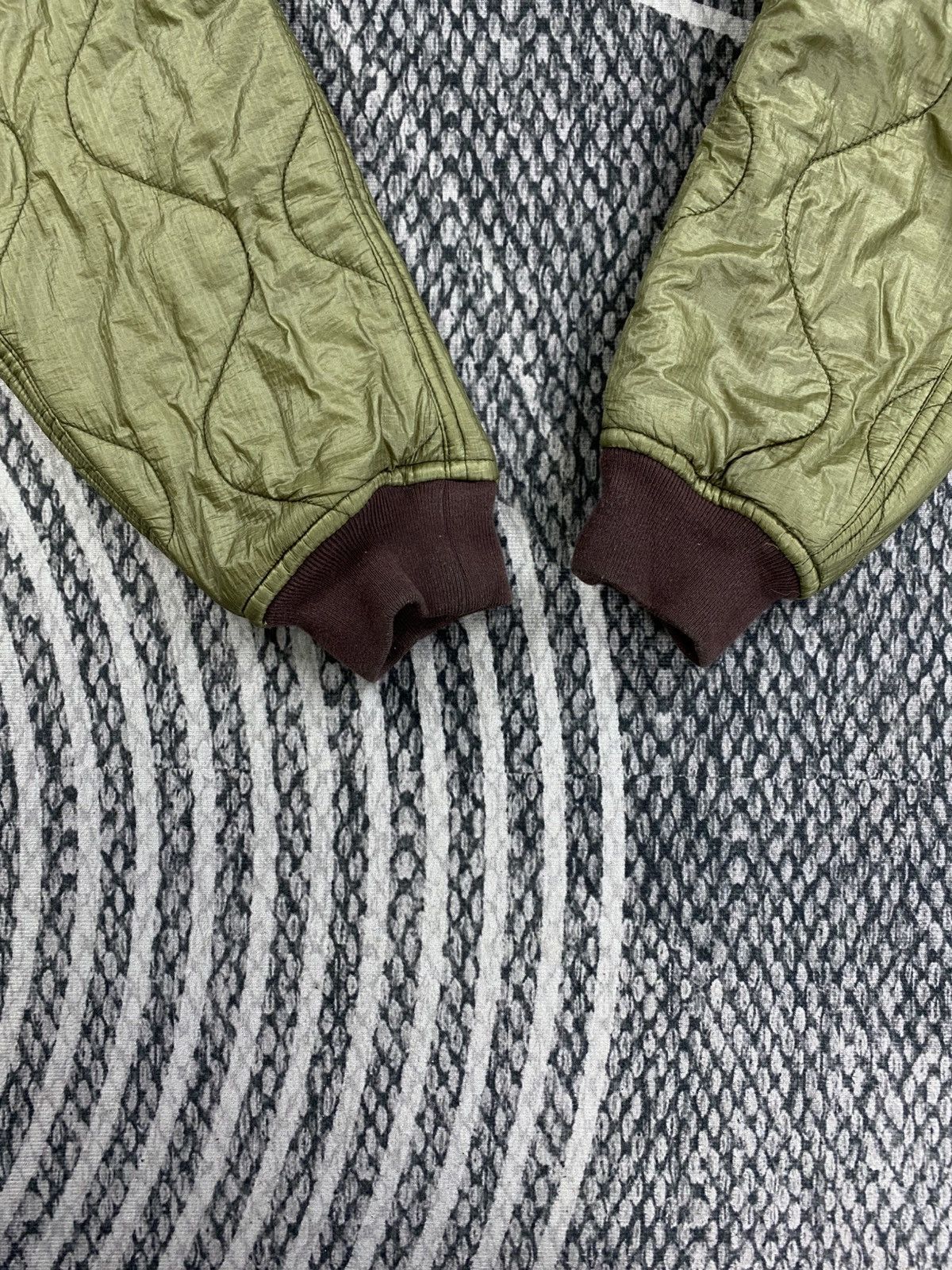 Johnbull 🔥STEAL Vintage Johnbull Japan Quilted Green Bomber Jacket Size US L / EU 52-54 / 3 - 7 Thumbnail