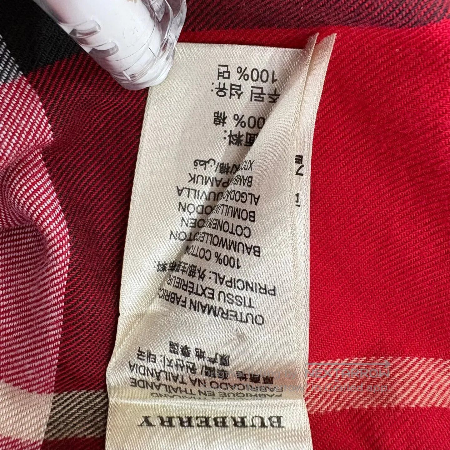 Burberry Burberry Checkered Full-Print Pointed Collar Single-Button Size US M / EU 48-50 / 2 - 5 Thumbnail
