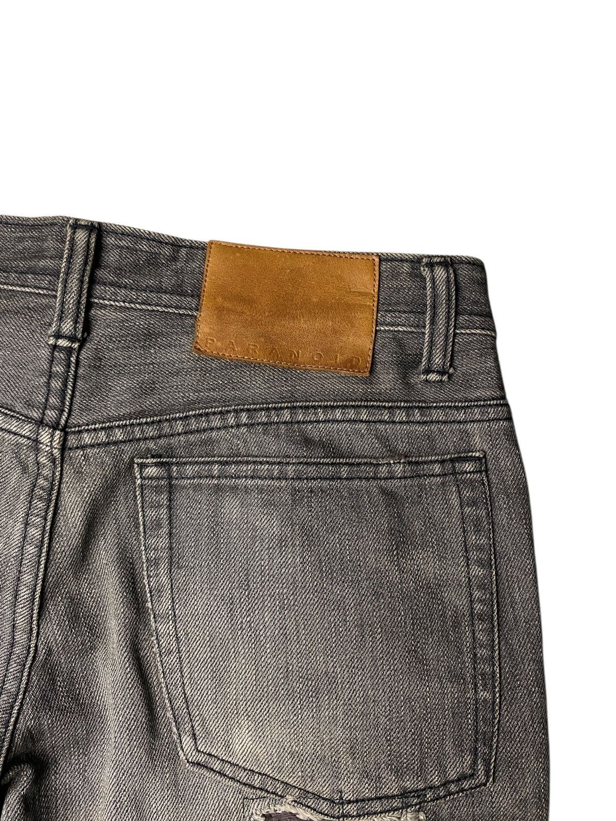 If Six Was Nine × Japanese Brand × Le Grande Bleu (L.G.B.) 2000's Paranoid Japan Distress Washed Flared Jeans Size US 27 - 9 Thumbnail