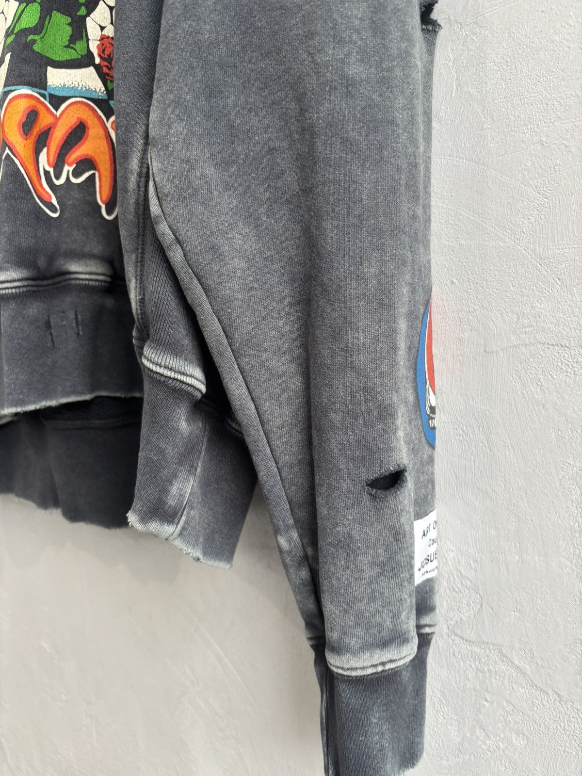 Gallery Dept. Gallery Dept rare grateful dead distressed hoodie Size US M / EU 48-50 / 2 - 10 Thumbnail