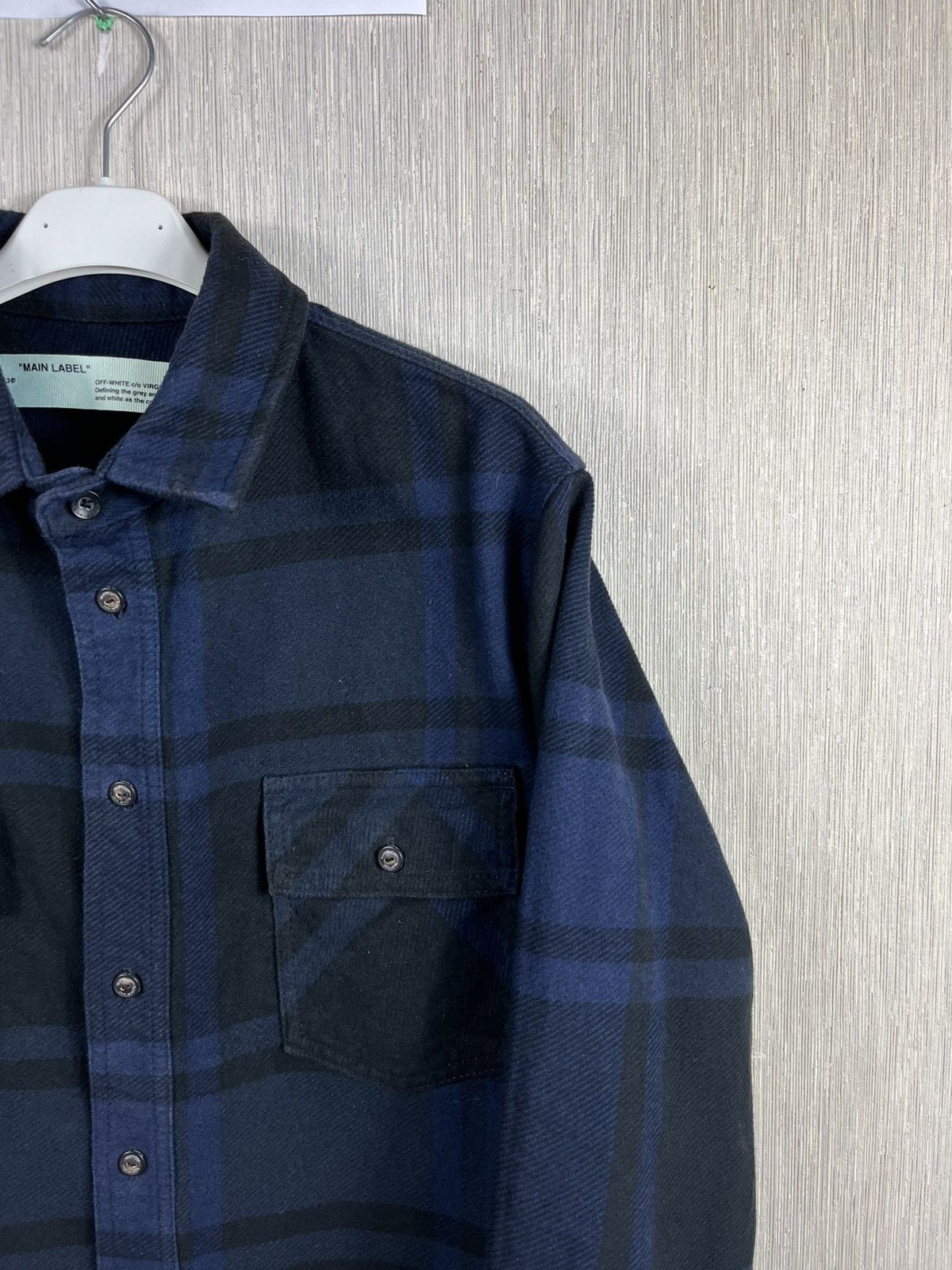 Off-White Off-White Virgil Abloh flannel shirt jacket arrows pink logo Size US S / EU 44-46 / 1 - 6 Thumbnail