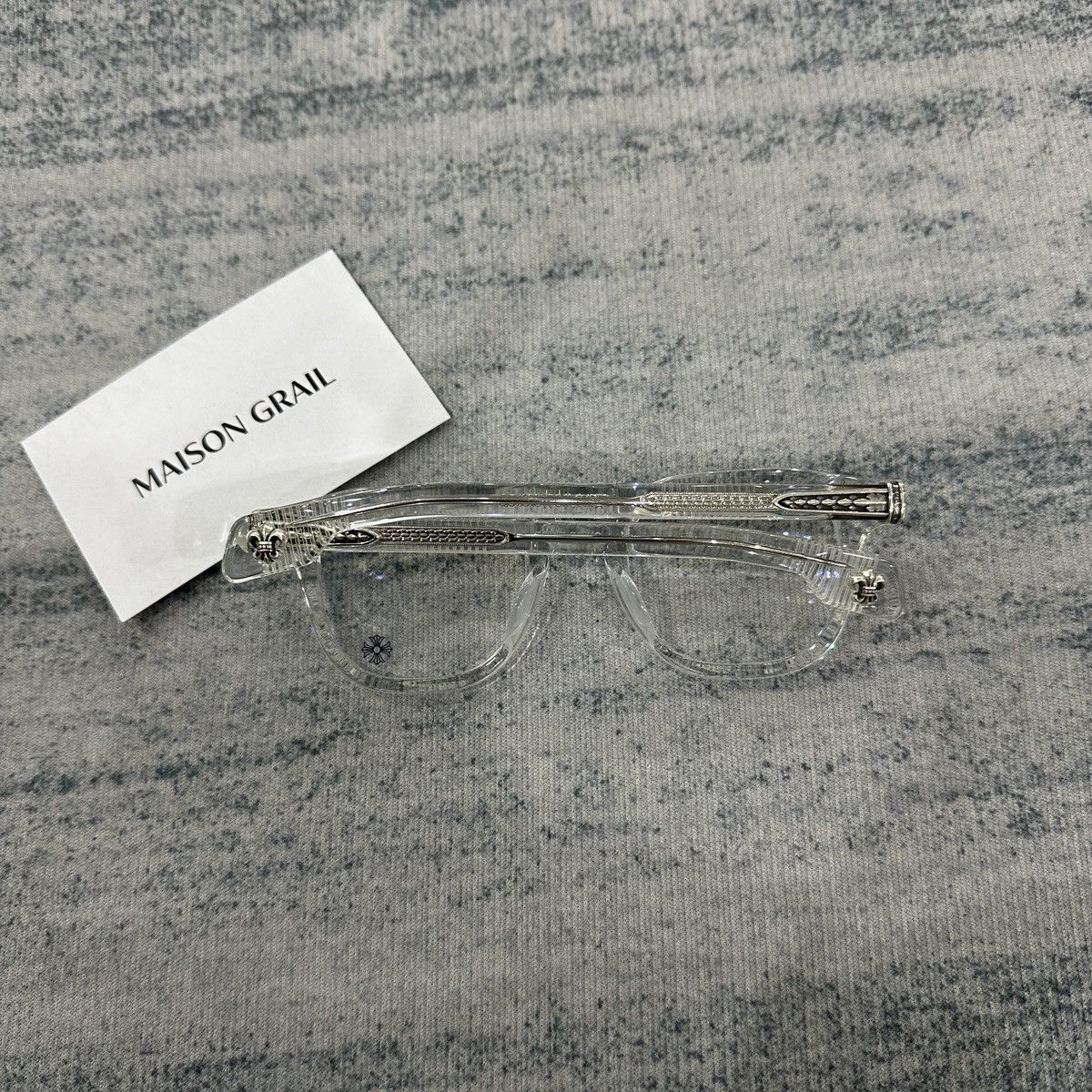 Chrome Hearts CHROME HEARTS CHIRP CHIRP CRYSTAL EYEGLASSES Size ONE SIZE - 4 Thumbnail