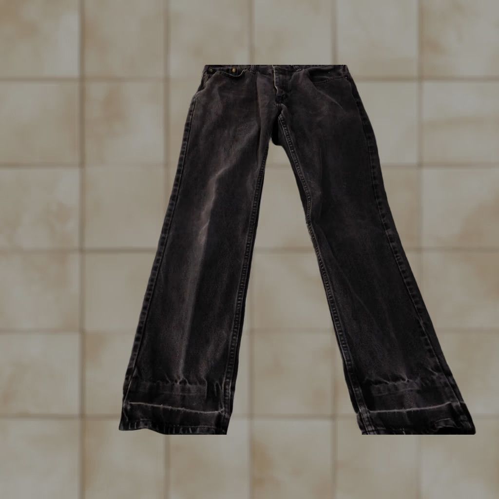 Vintage Urban Pipeline Jeans Mens 31x34 Black Faded Denim Straight Leg Distressed Casual Shirt? Size US 31 - 1 Thumbnail